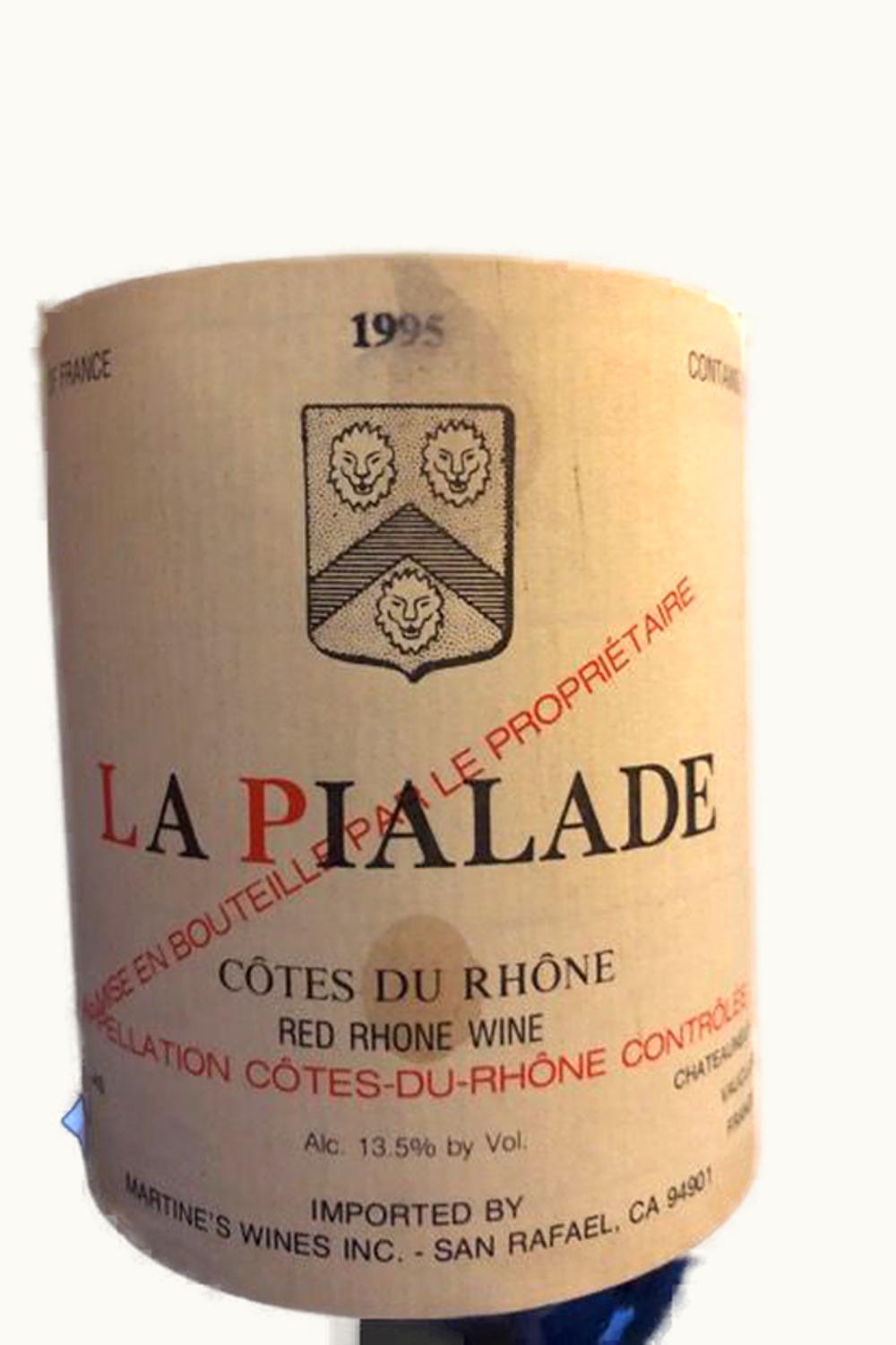 Rayas Rayas La Pialade Cote du Rhone France, 2012