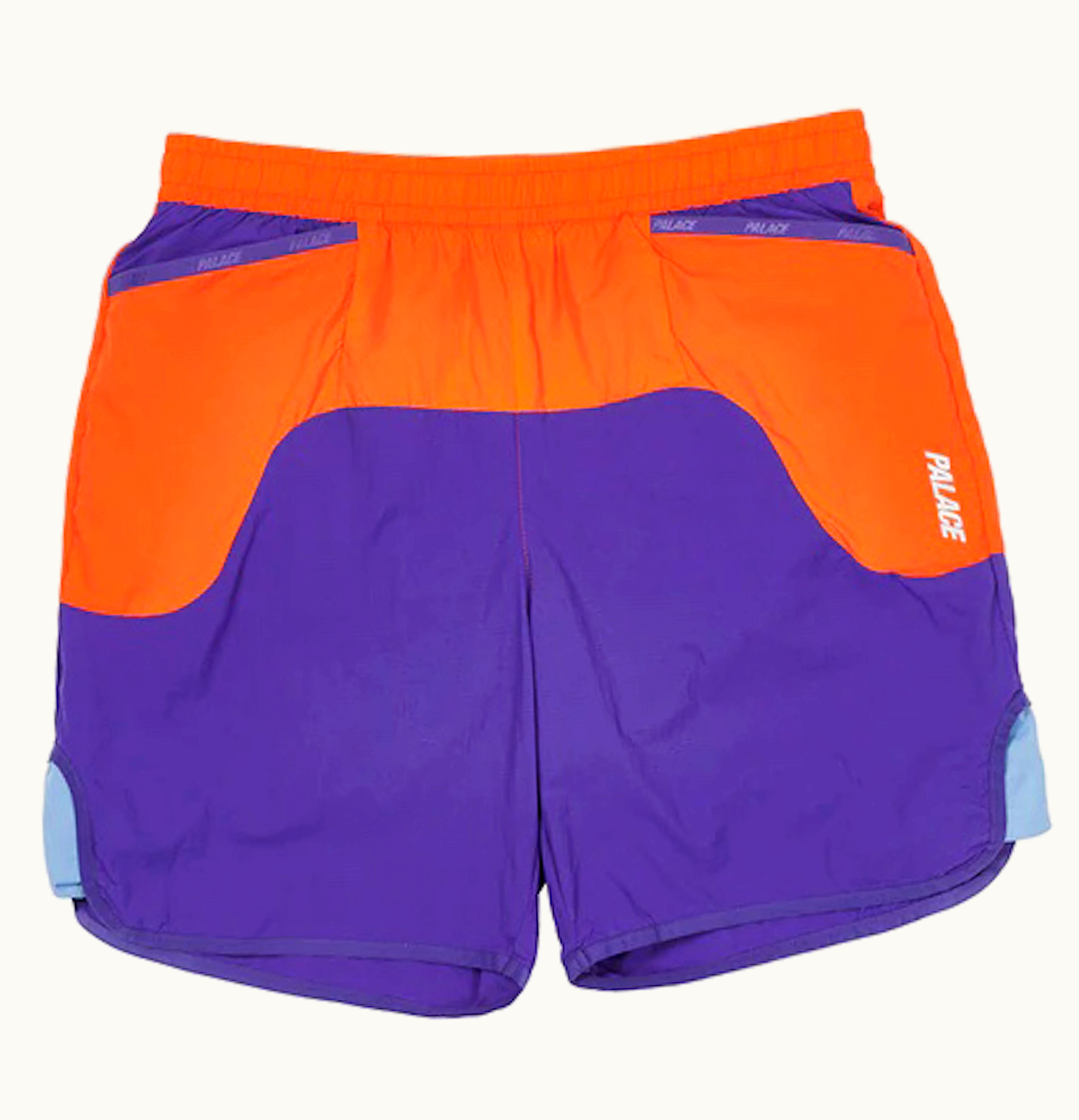 Palace Palace Front Runner Shorts Purple Orange