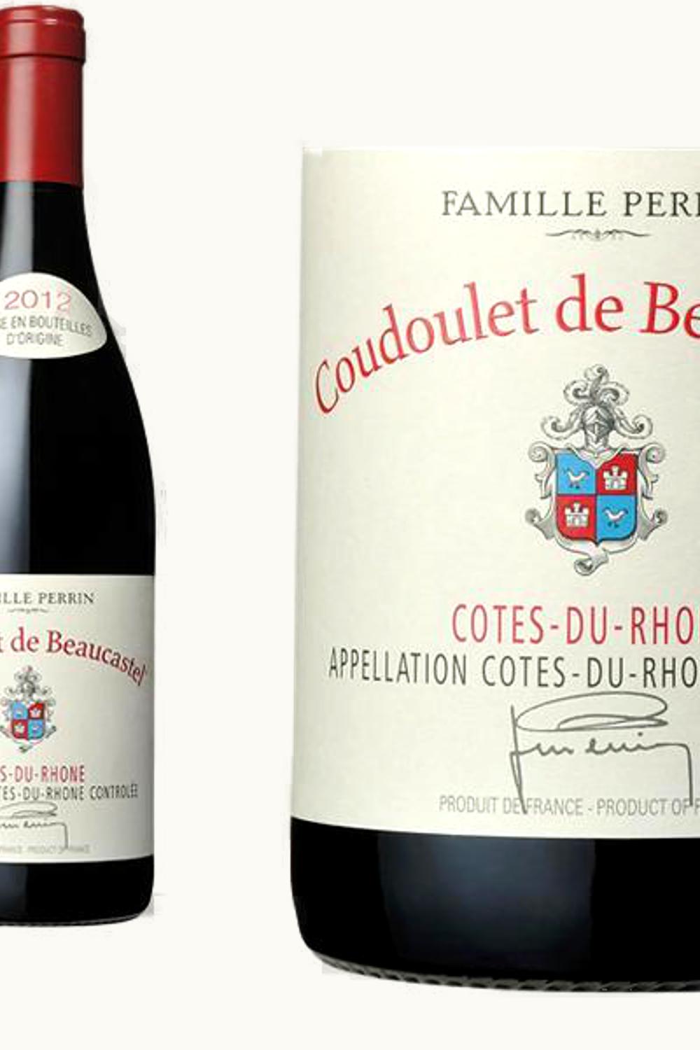 Château de Beaucastel Château de Beaucastel Coudoulet de Beaucastel Cotes du Rhone France, 2012