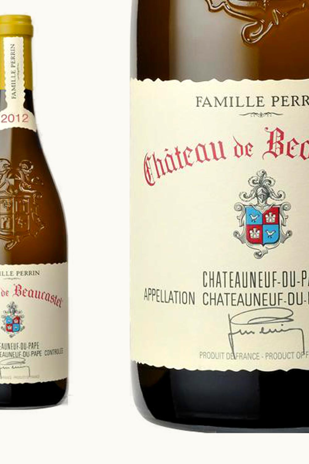 Château de Beaucastel Château de Beaucastel Blanc Chateauneuf du Pape Rhone France, 2012