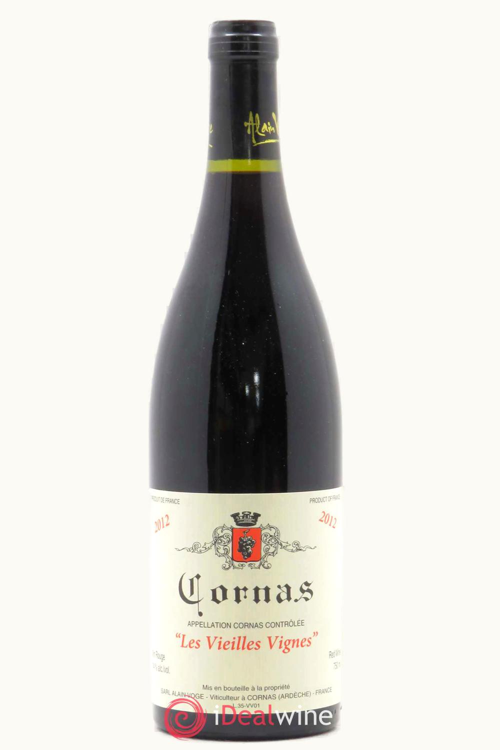 Domaine Alain Voge Domaine Alain Voge Les Vieilles Vignes Cornas Rhone France, 2012