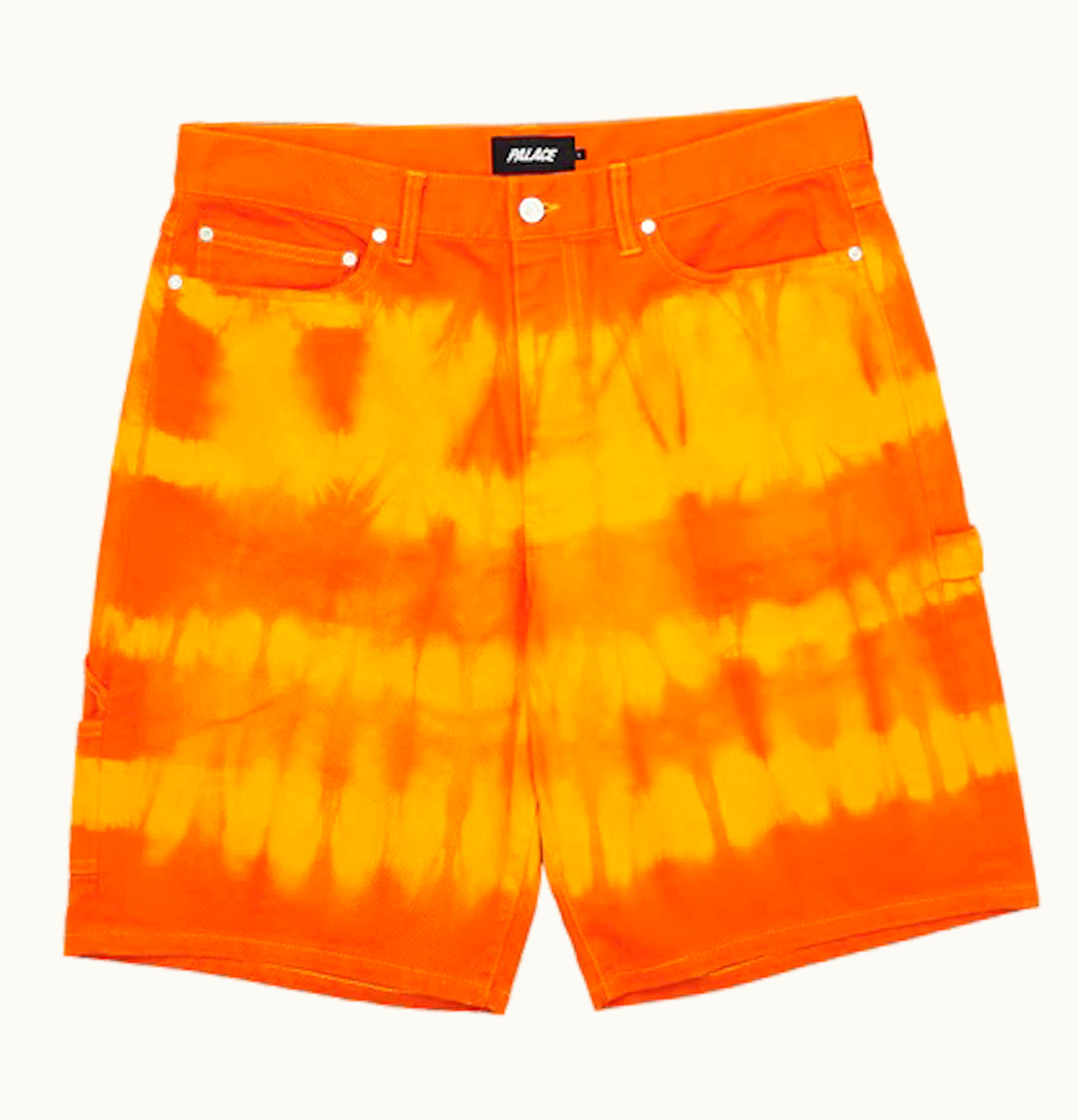 Palace Palace Tie Dye Shorts Orange