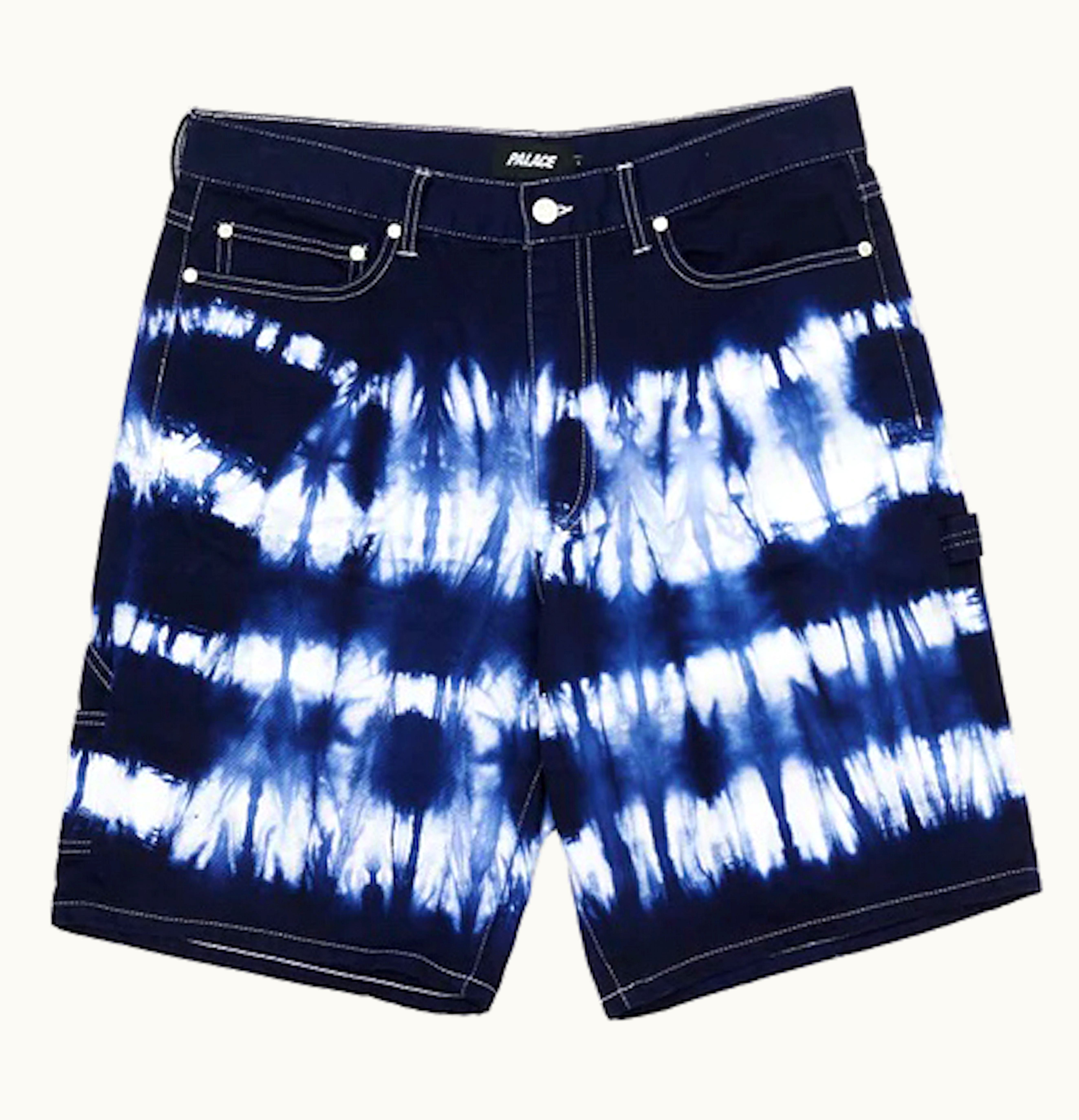 Palace Palace Tie Dye Shorts Navy