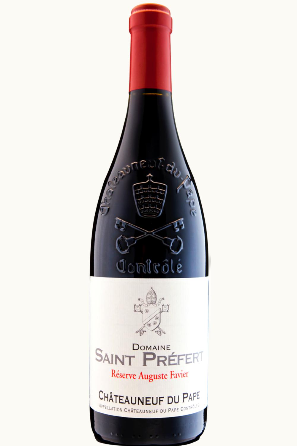 Domaine Saint Préfert Domaine Saint Préfert Reserve Auguste Favier Chateauneuf du Pape Rhone France, 2012