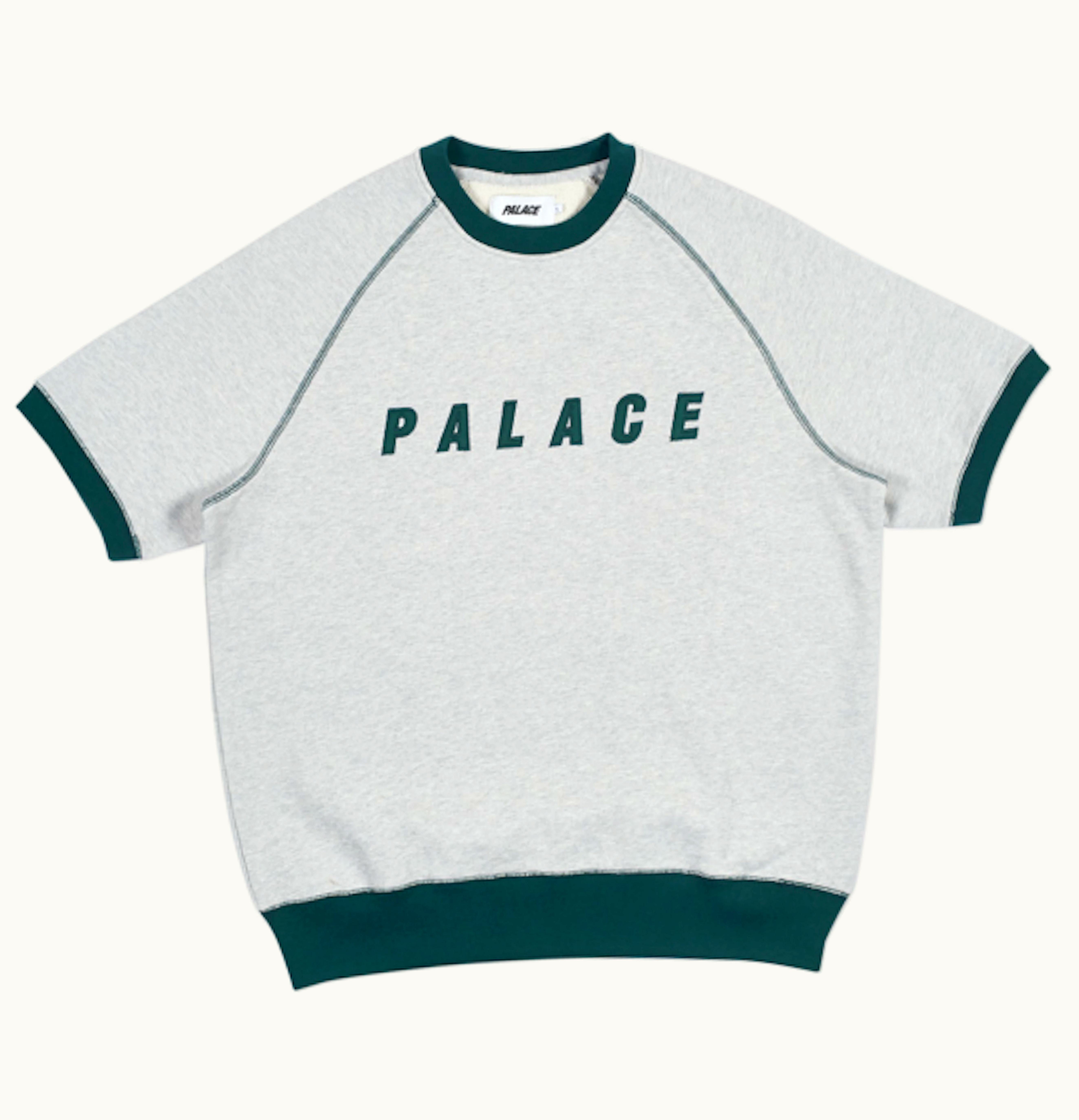 Palace Palace Short Crew Grey Grey Marl Green
