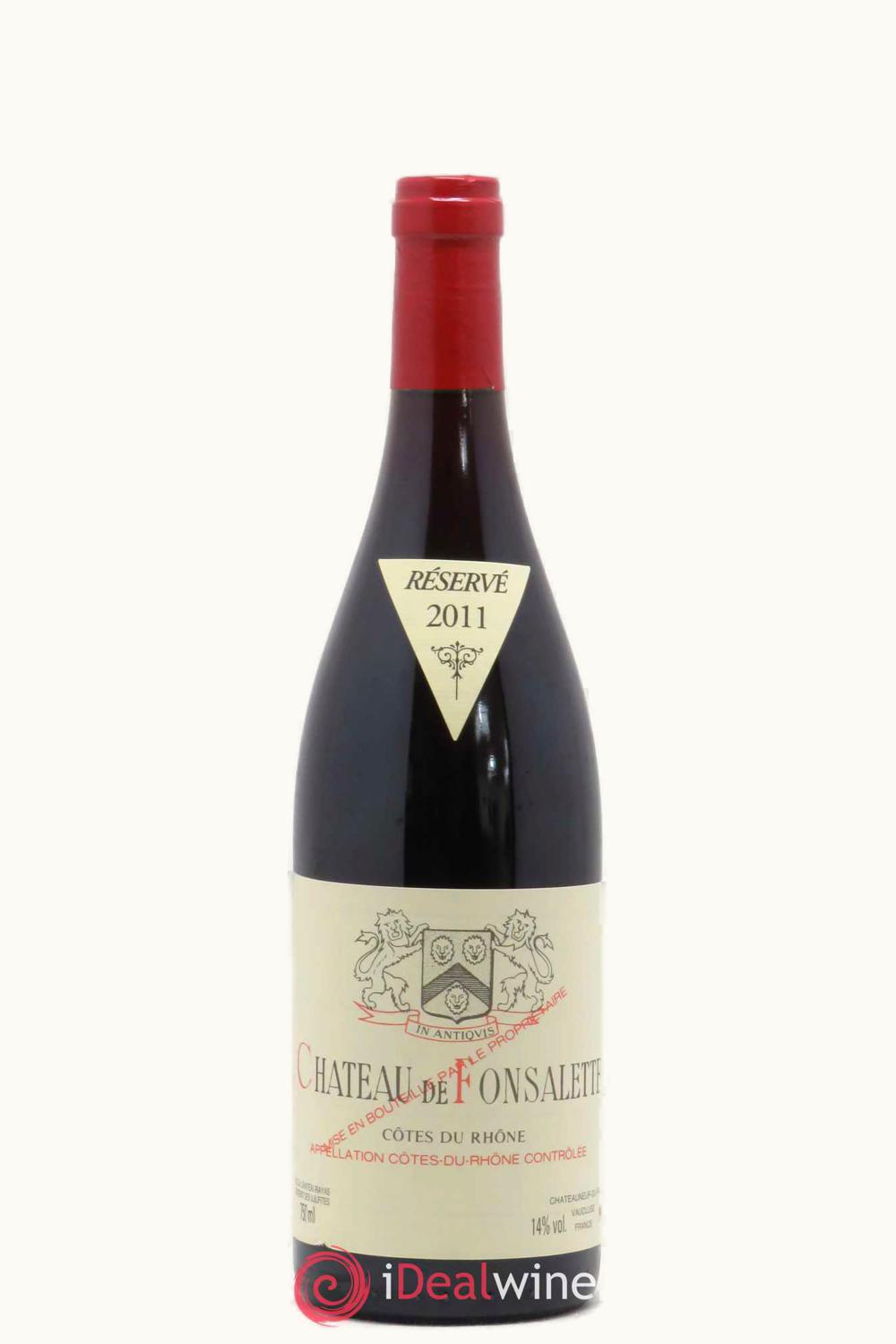 De Fonsalette De Fonsalette Côte du Rhône, 2011 UZ0692152