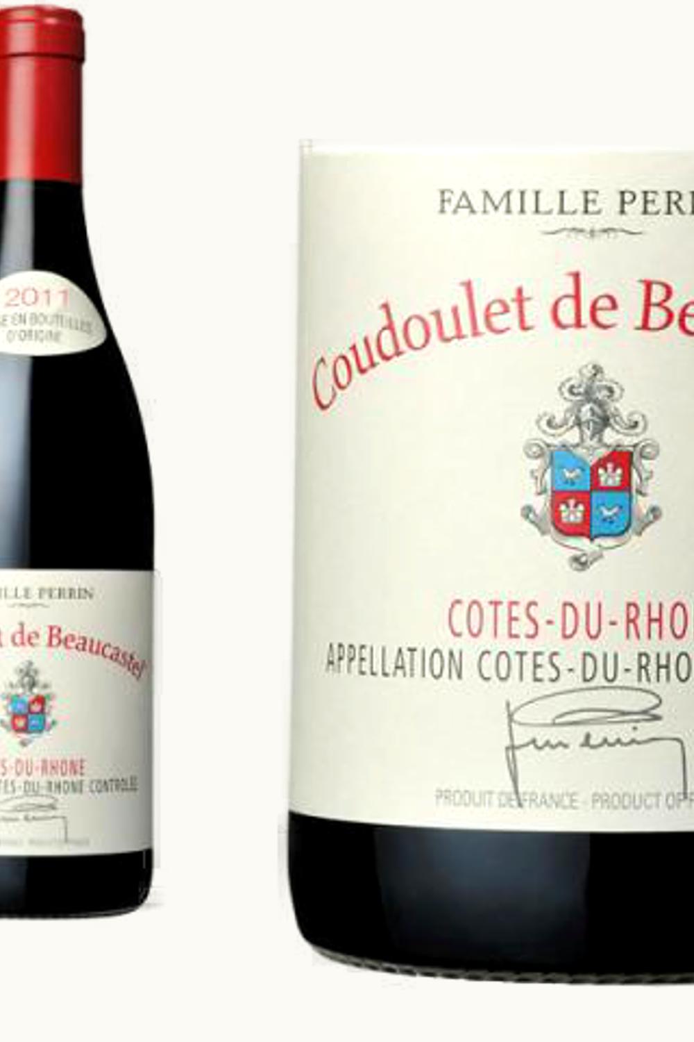Château de Beaucastel Château de Beaucastel Coudoulet de Beaucastel Côte du Rhône, 2011