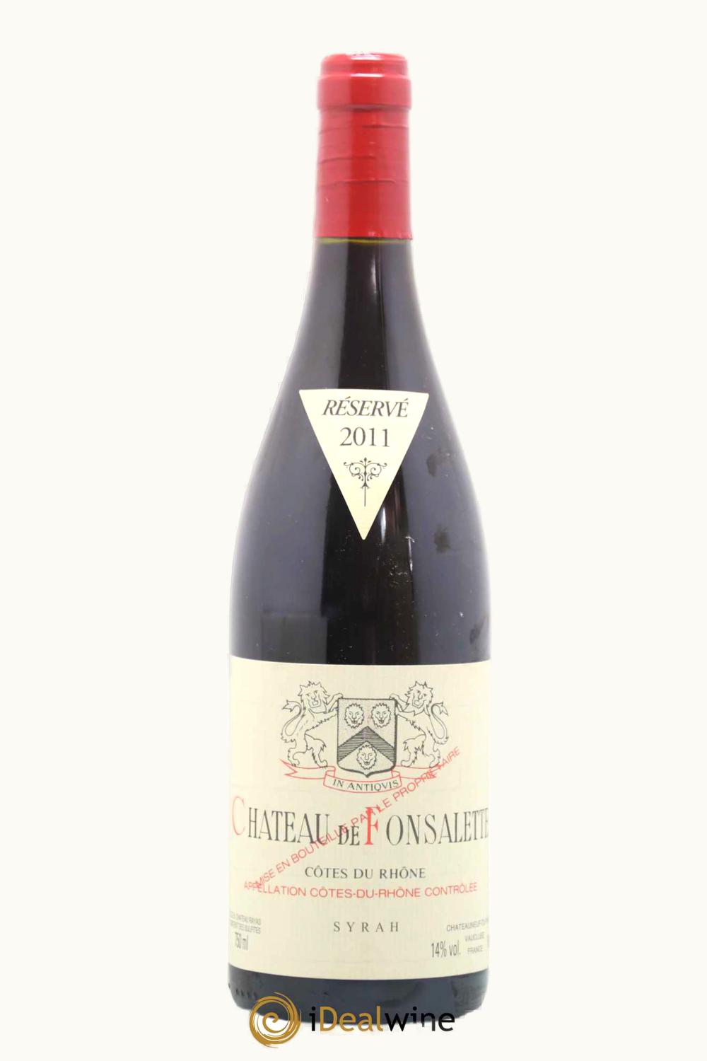 De Fonsalette De Fonsalette Cuvée Sra Réservée, 2011