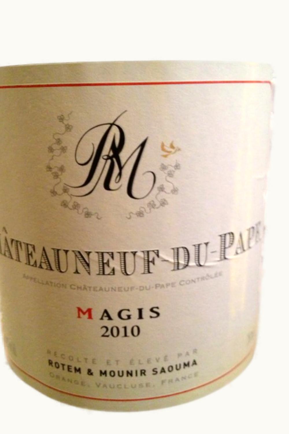 Rotem & Mounir Saouma Rotem & Mounir Saouma Magis Blanc Châteauneuf-du-Pape, 2010
