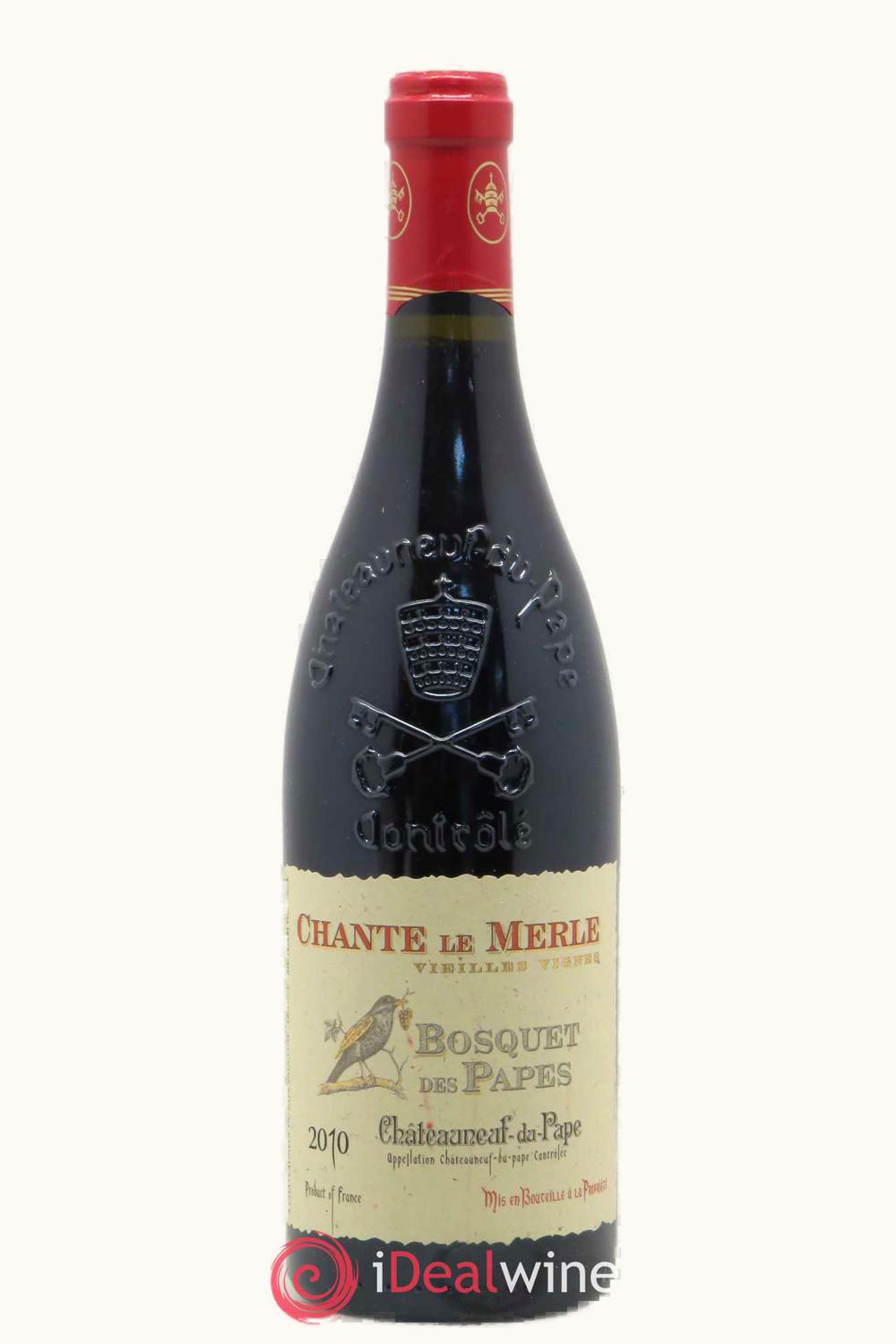 Domaine Bosquet des Papes Domaine Bosquet des Papes Châteauneuf-du-Chante le Merle Vieilles Vignes, 2010