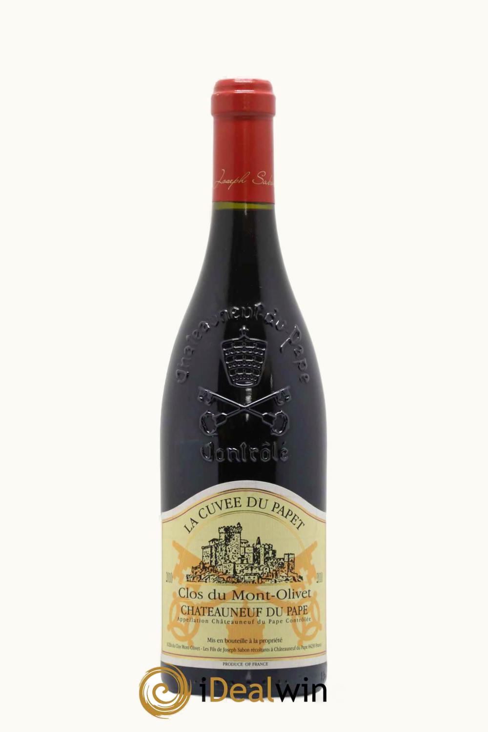 Clos du Mont Olivet Clos du Mont Olivet Châteauneuf-du-Pape La Cuvee Papet, 2010
