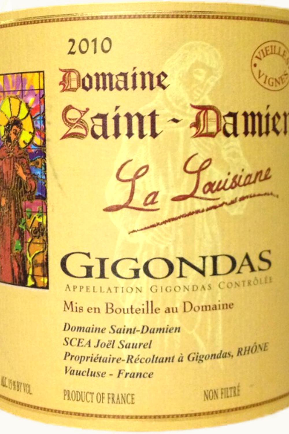 Domaine St Damiens Domaine St Damiens La Lousiane Vieilles Vigne Gigonda, 2010