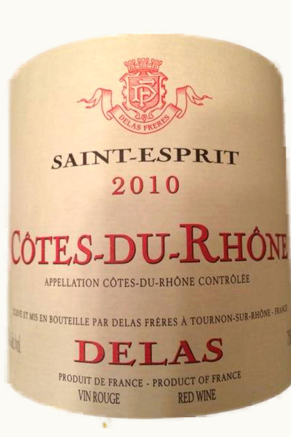 Delas Frères Delas Frères St Esprit Cote du Rhone, 2010