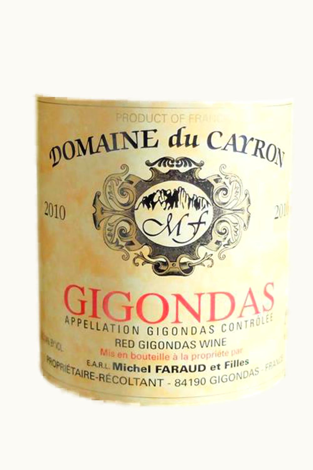 Domaine du Cayron Domaine du Cayron Gigondas, 2010