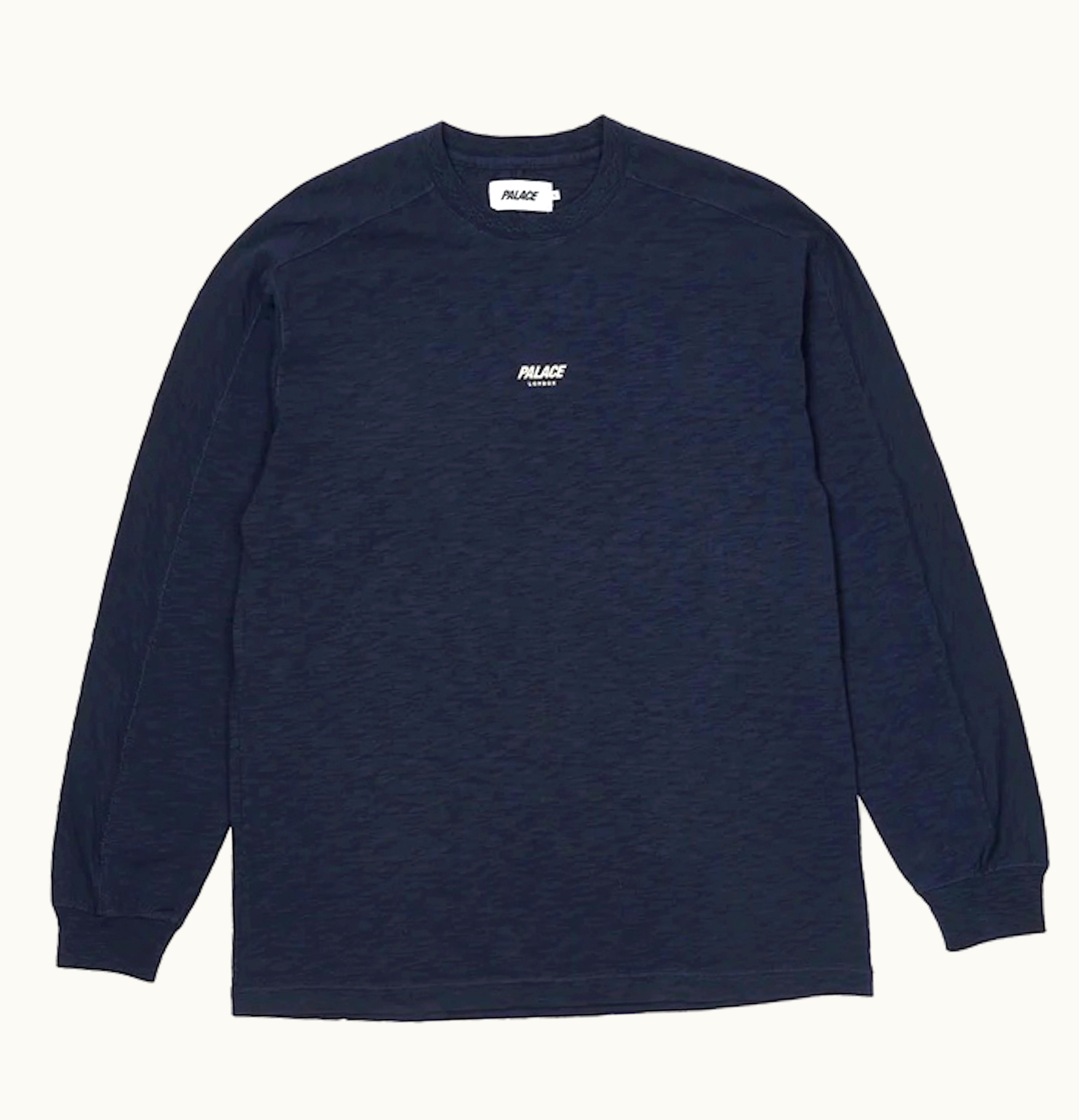 Palace Palace Slub Zig Zag Longsleeve Navy