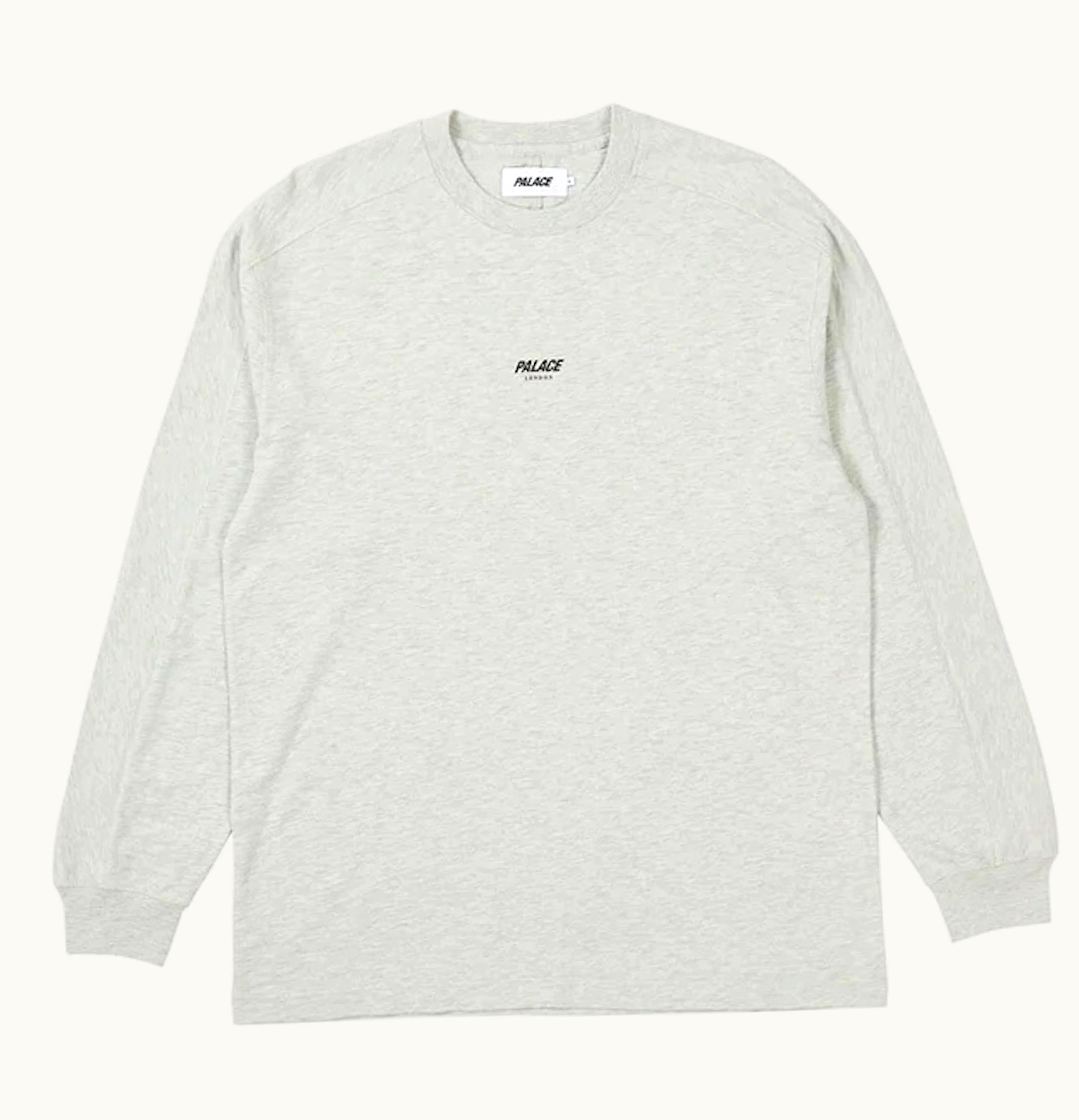 Palace Palace Slub Zig Zag Longsleeve Grey Marl