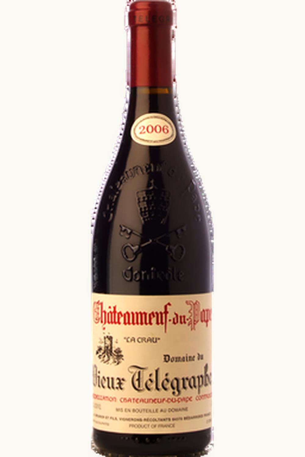 Domaine du Vieux Télégraphe Domaine du Vieux Télégraphe Chateauneuf du Pape La Crau, 2008