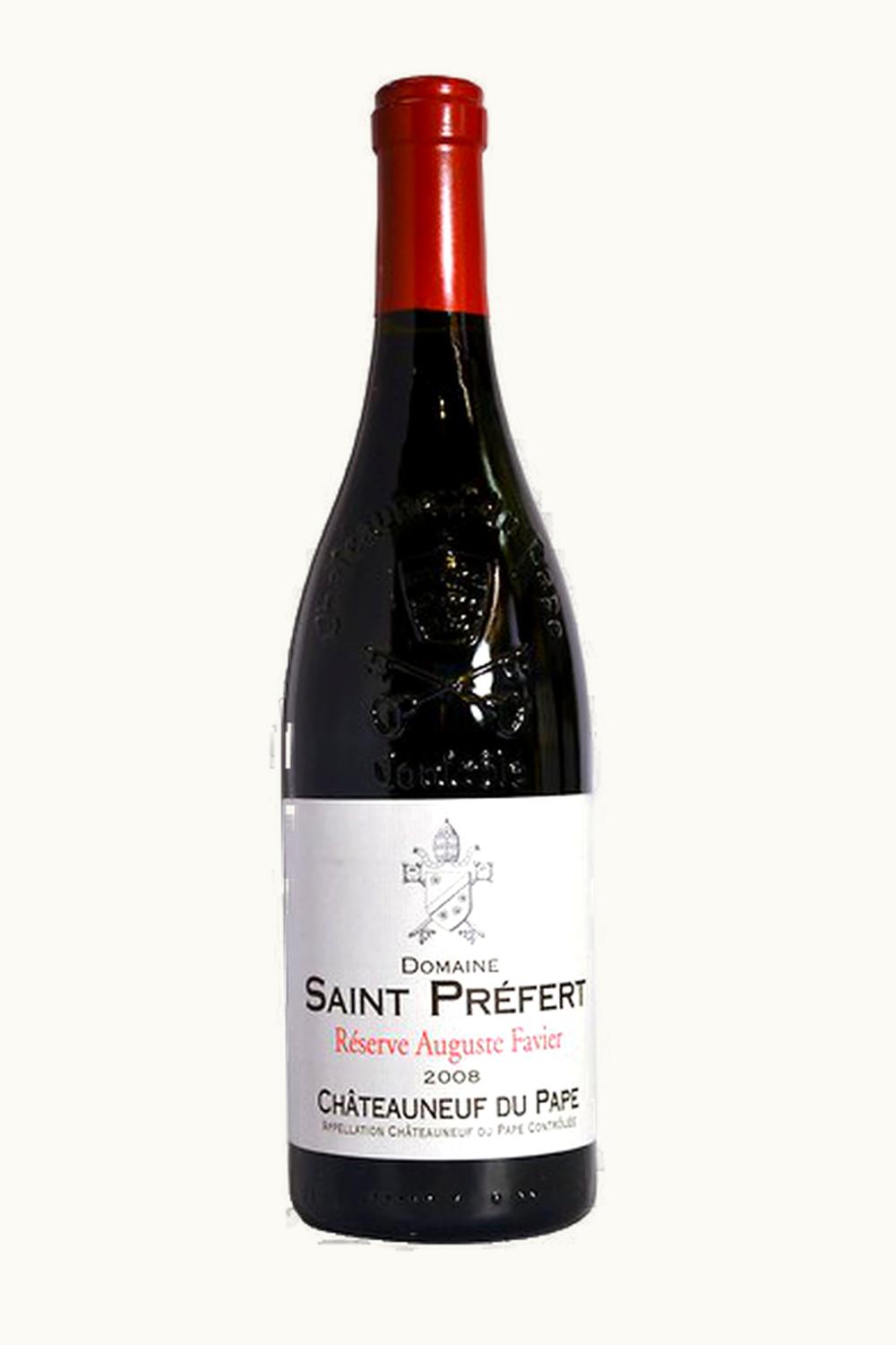 Domaine Saint Préfert Domaine Saint Préfert Reserve Auguste Favier Chateauneuf du Pape, 2008