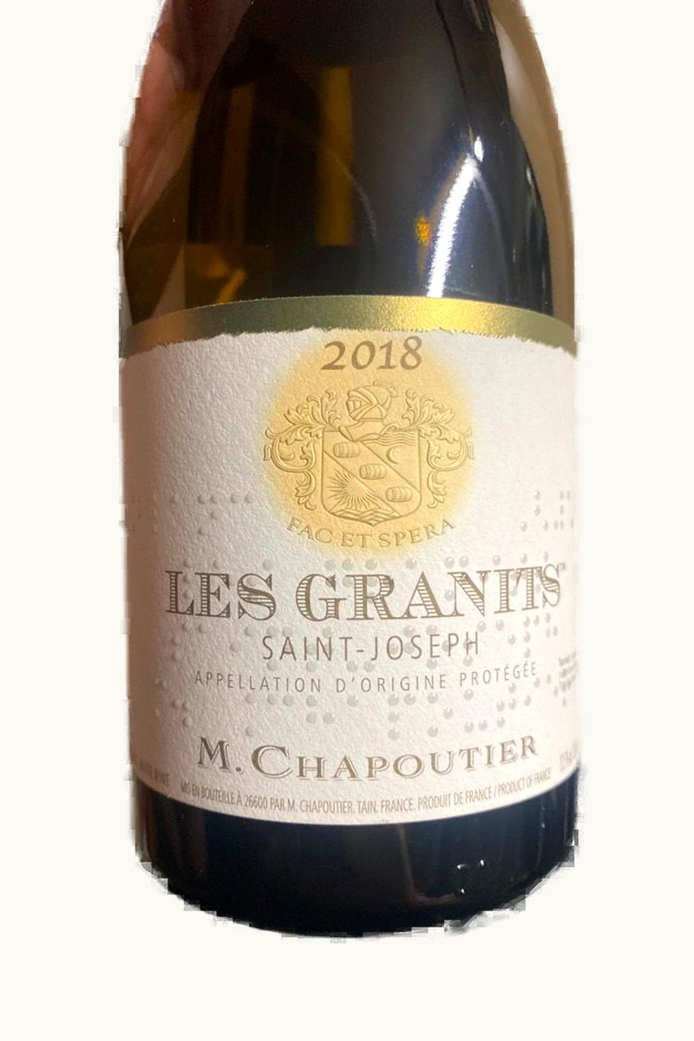 M. Chapoutier M. Chapoutier Les Granits Blanc St Joseph, 2008