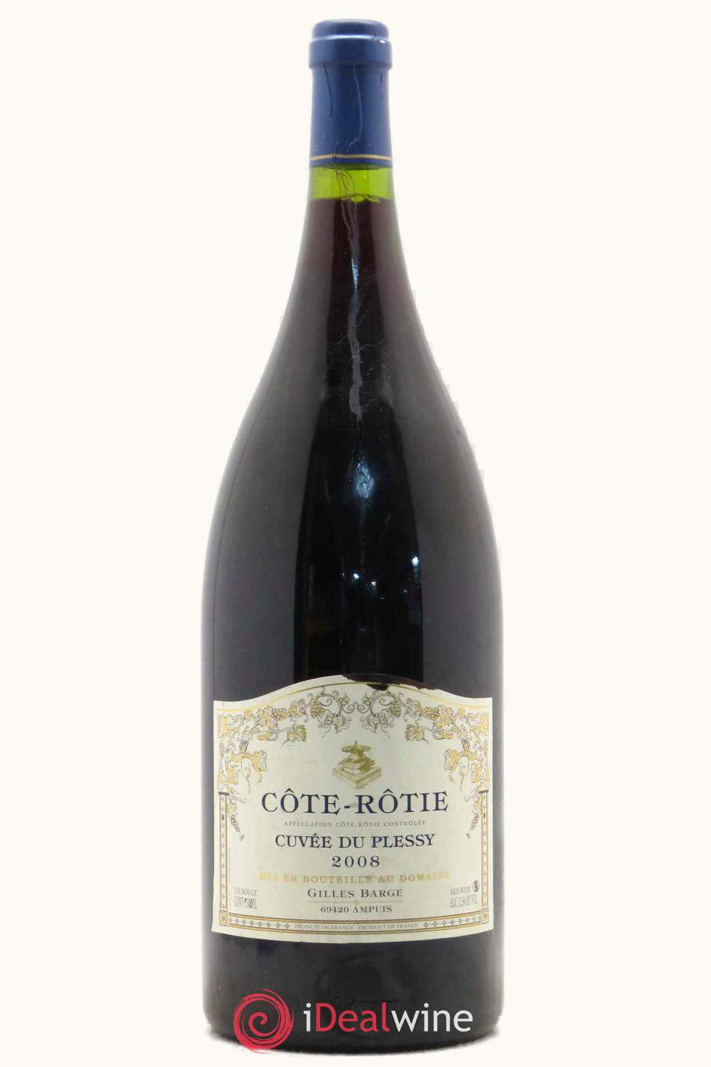 Domaine Barge Domaine Barge Cuvee du Plessy Cote Rotie, 2008