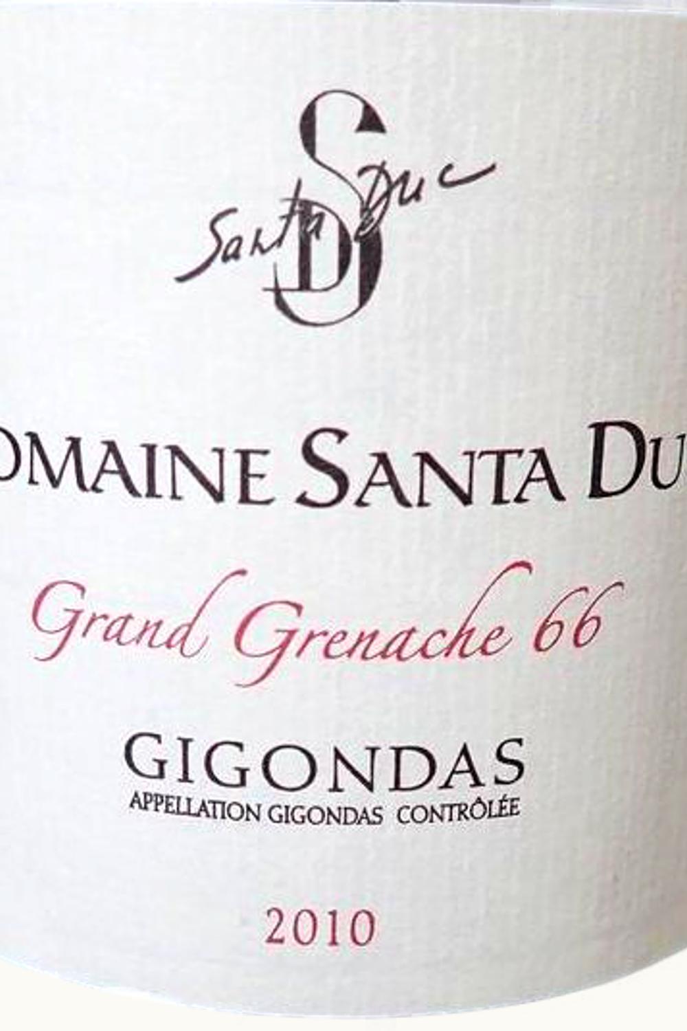 Domaine Santa Duc Domaine Santa Duc Grand Grenache 60 Six Chateauneuf du Pape, 2007