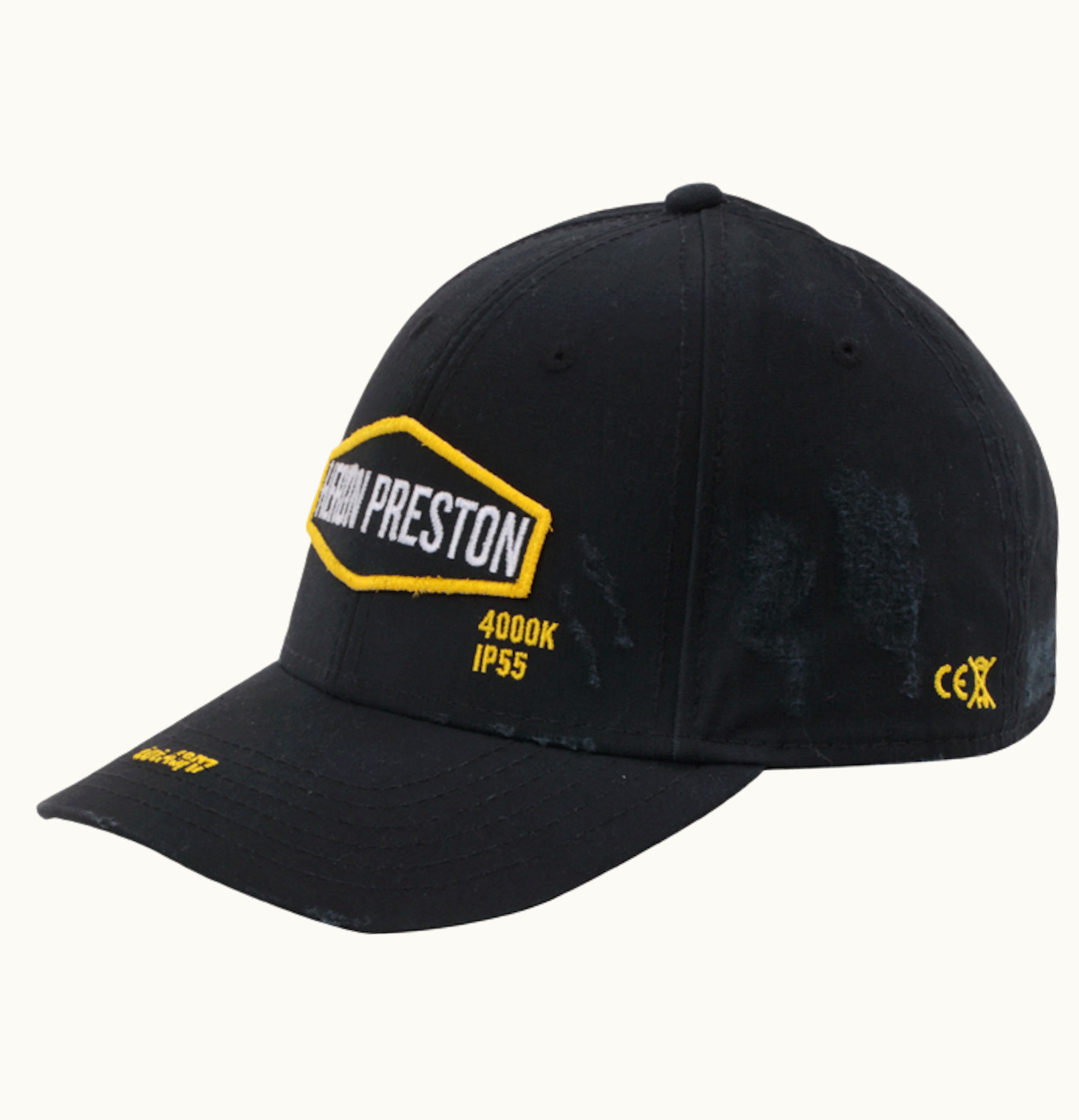 Heron Preston Heron Preston Embroidered Logo Hat Black Yellow