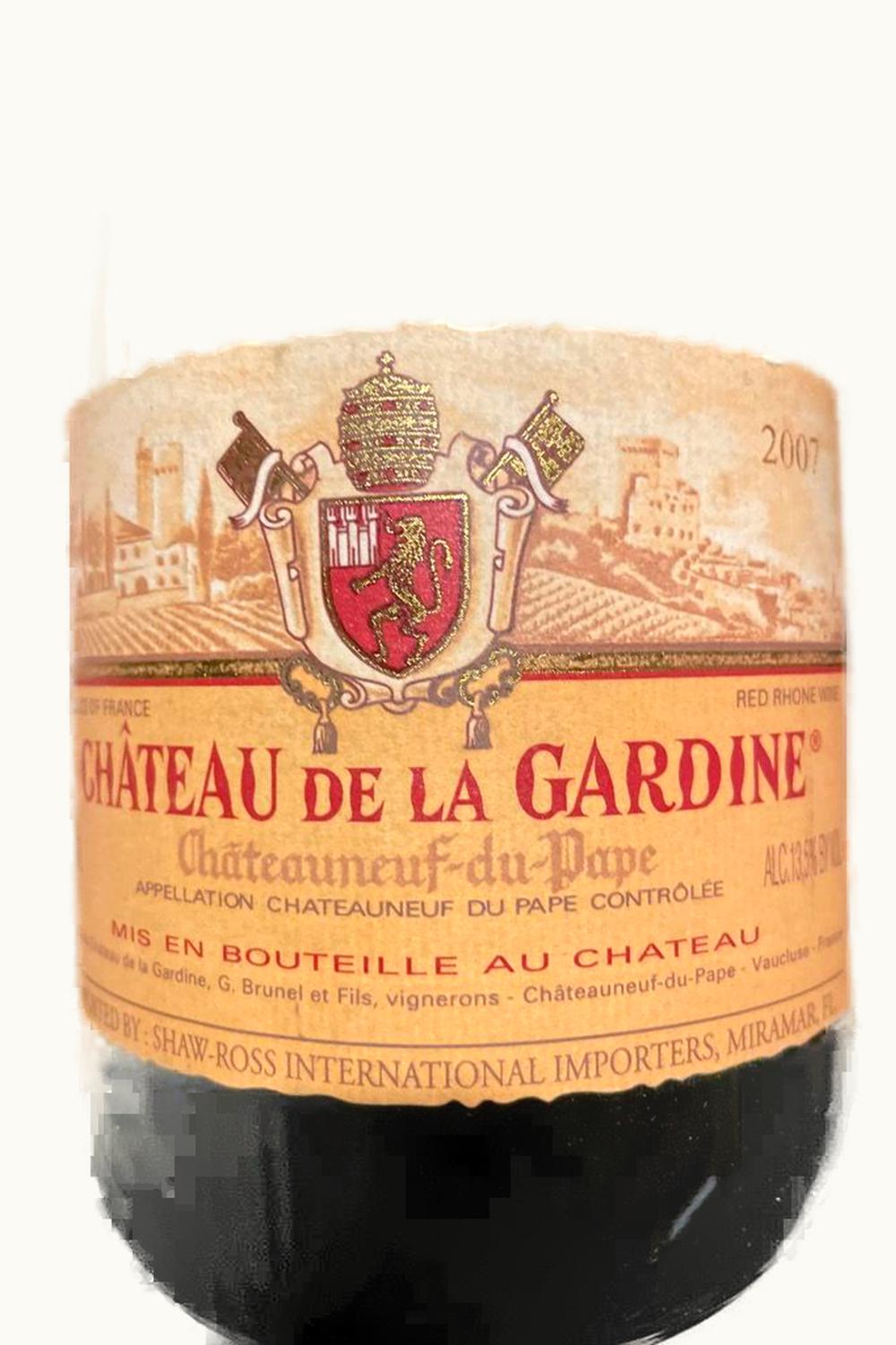 Domaine de la Gardine Domaine de la Gardine Châteauneuf-du-Pape, 2007