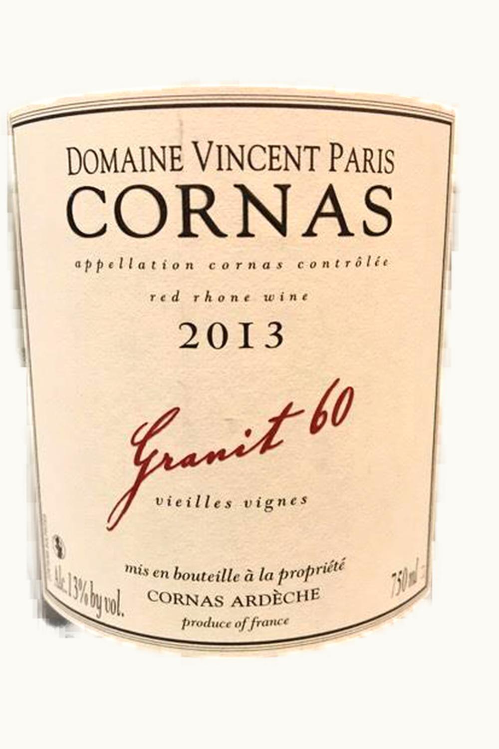 Domaine VIncent Paris Cornas Granit 60, 2007