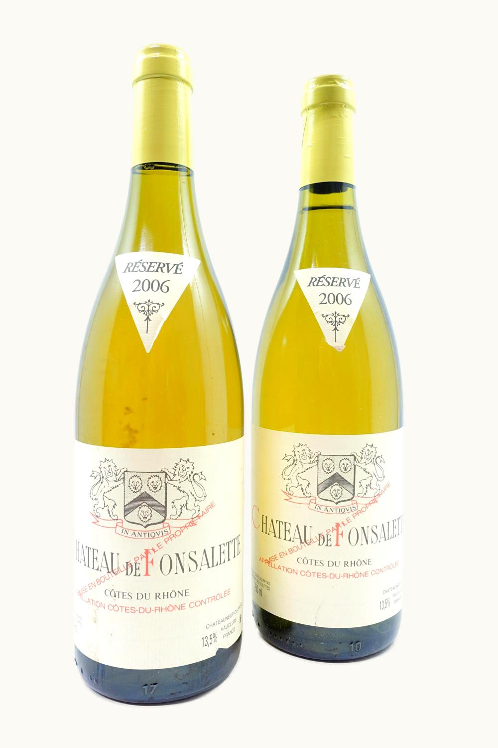 Domaine de Fonsalette Domaine de Fonsalette Côte du Rhône Blanc, 2006