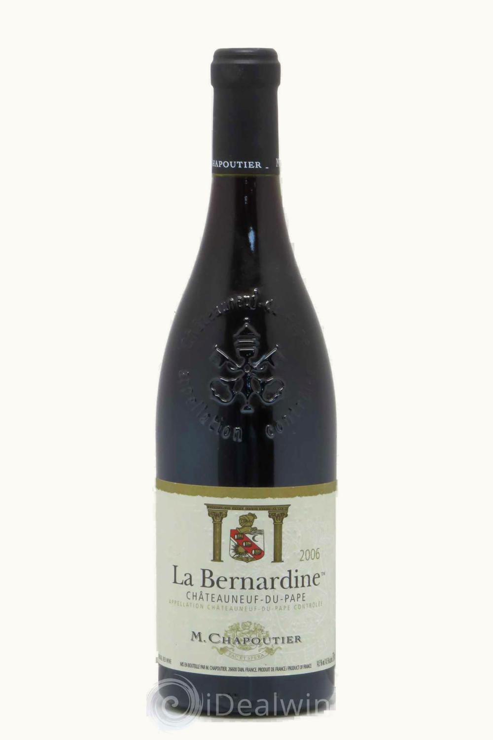 M. Chapoutier M. Chapoutier Châteauneuf-du-Pape La Bernadine, 2006