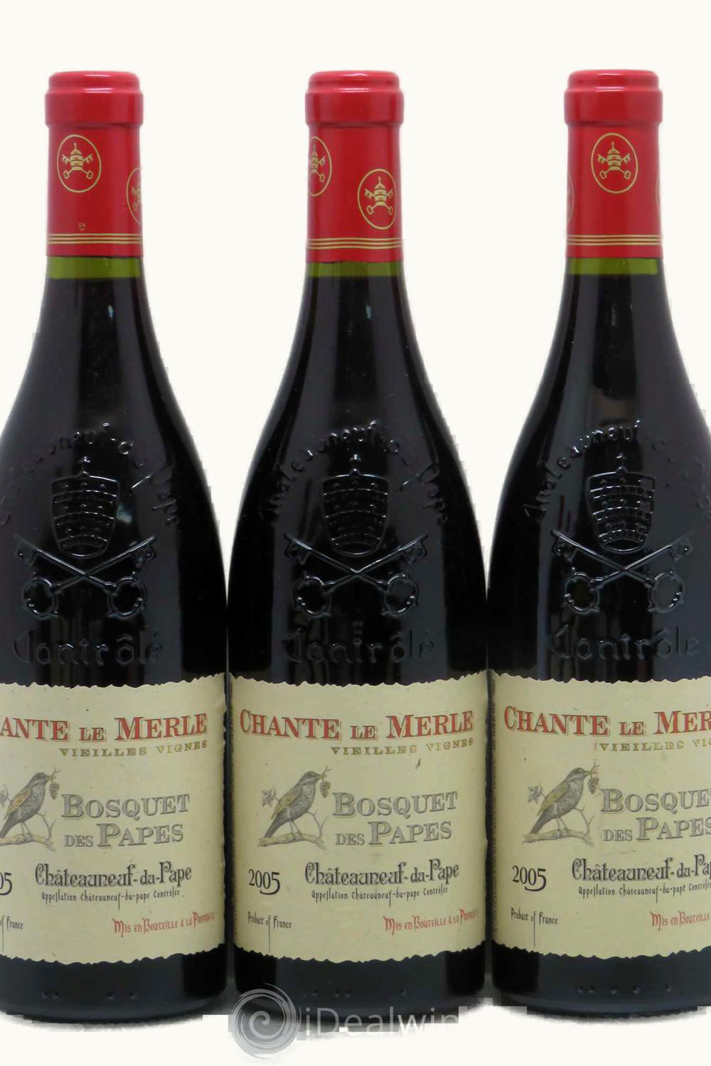 Domaine Bosquet des Papes Domaine Bosquet des Papes Châteauneuf-du-Pape Chante le Merle, 2005