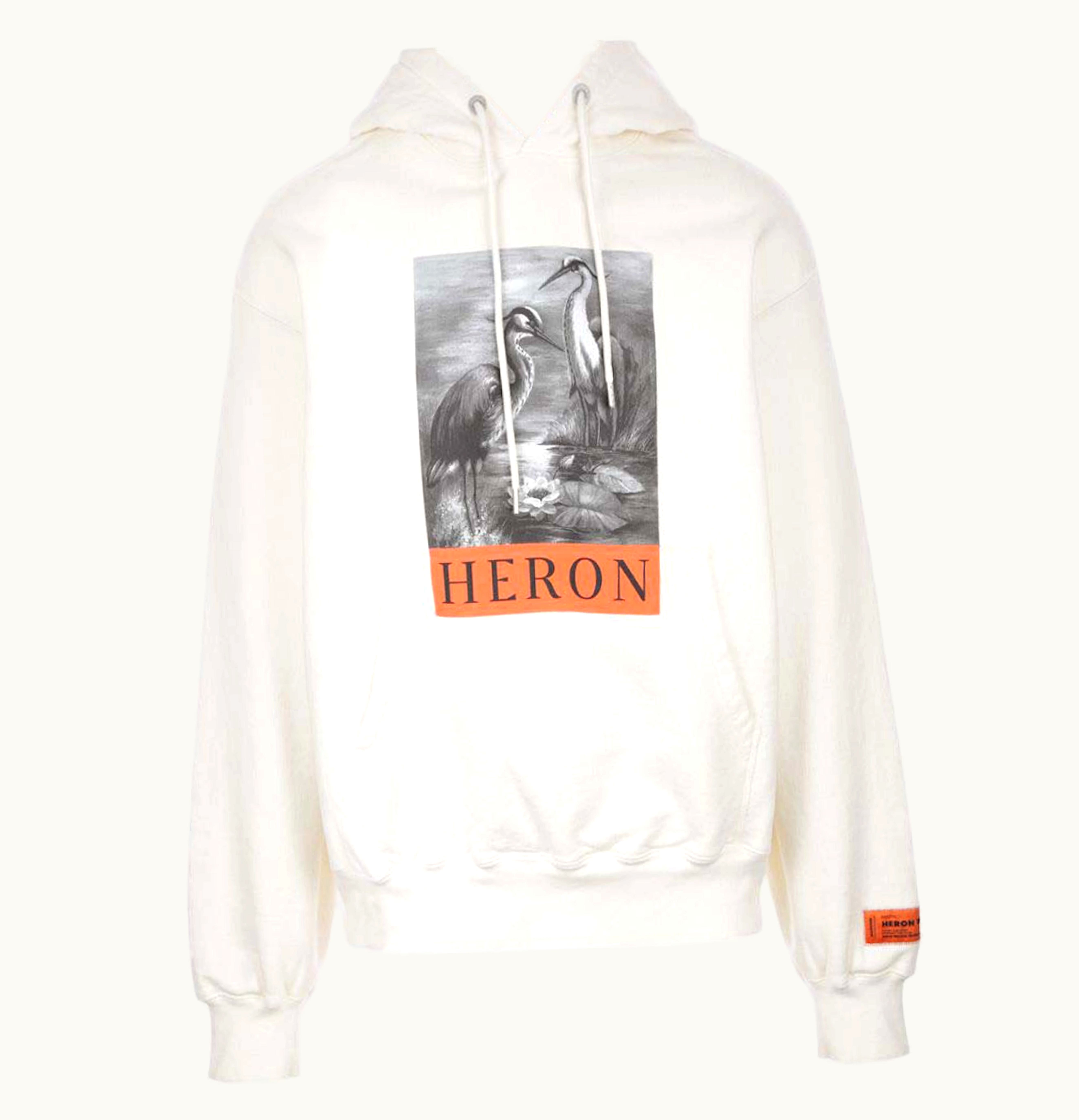 Heron Preston Heron Preston NF Heron BW Hoodie White Black