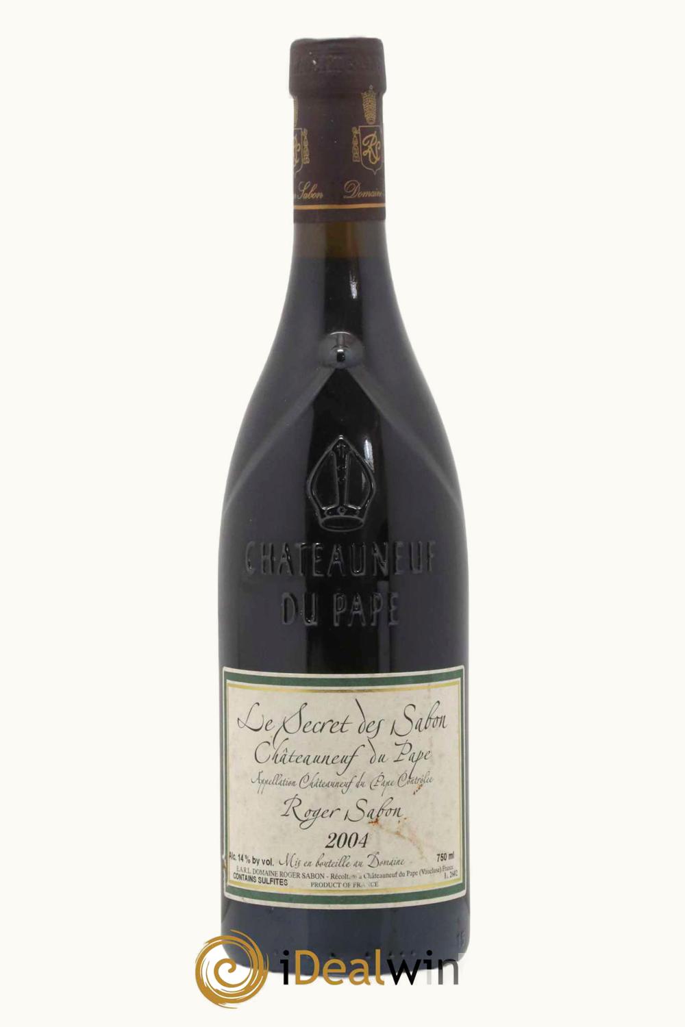 Roger Sabon Roger Sabon Châteauneuf-du-Pape Le Secret, 2004