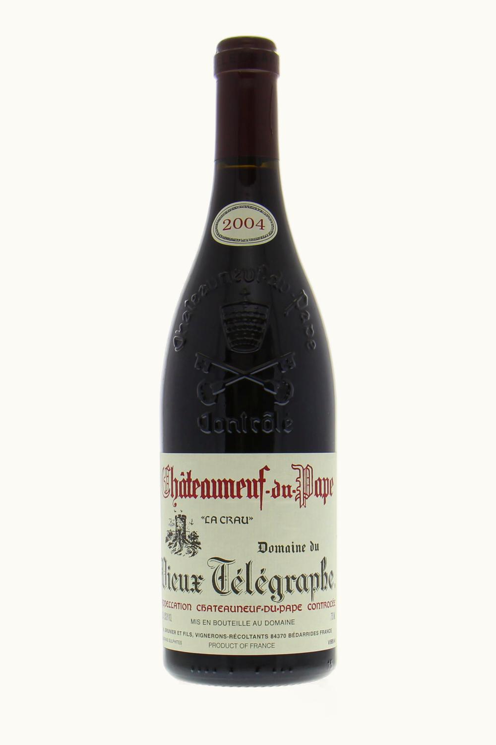 Domaine du Vieux Télégraphe Domaine du Vieux Télégraphe Châteauneuf-du-Pape La Crau, 2004
