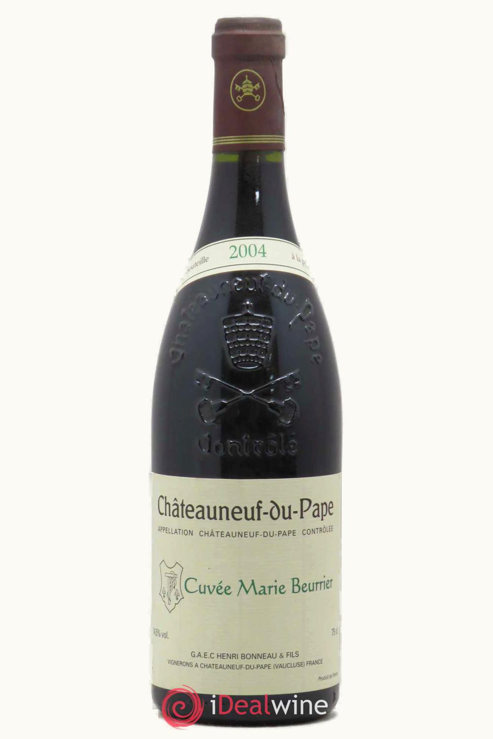 Henri Bonneau Henri Bonneau Châteauneuf-du-Pape Marie Beurrier, 2004