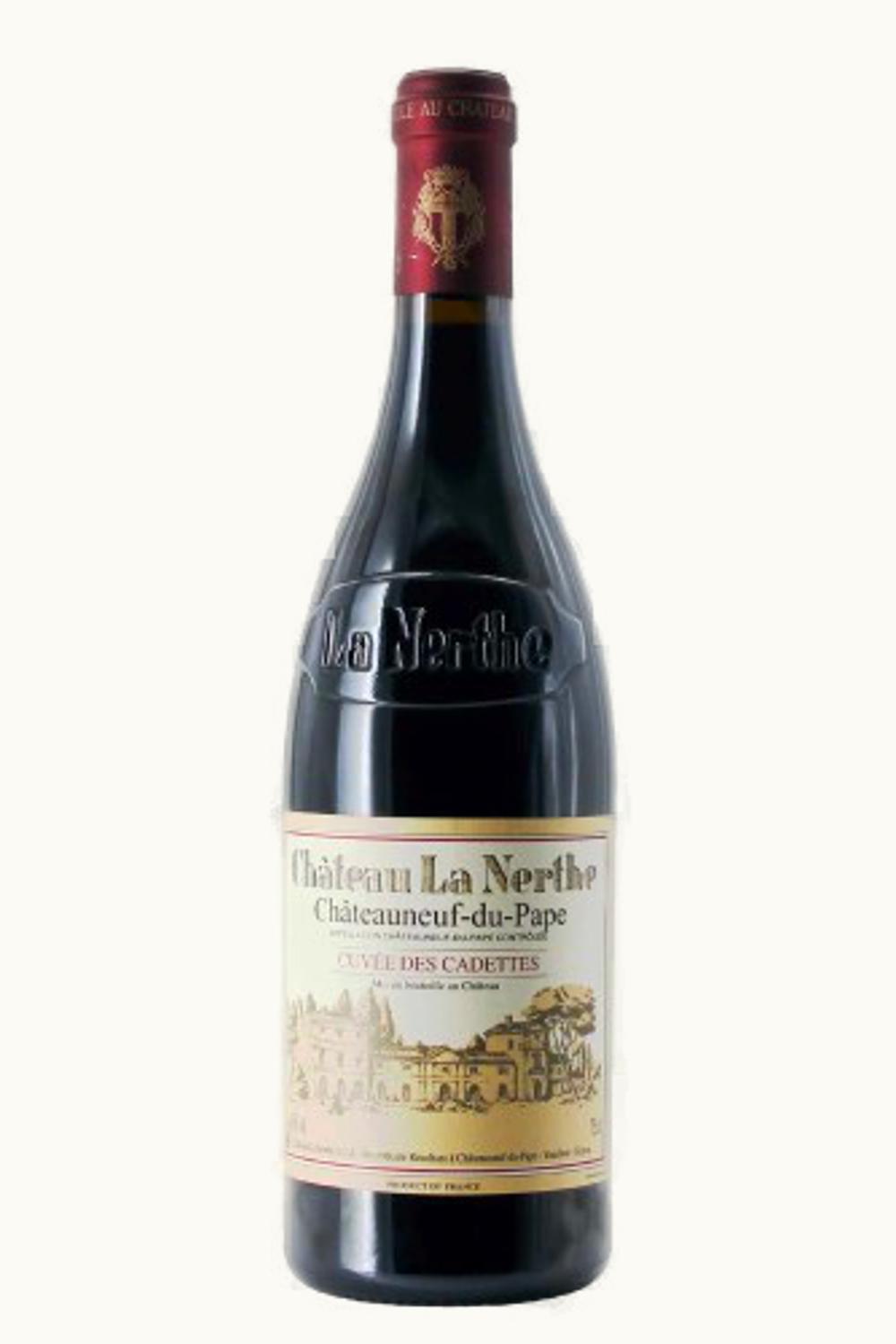 Château La Nerthe Château La Nerthe Châteauneuf-du-Pape Cuvée de Cadet, 2004