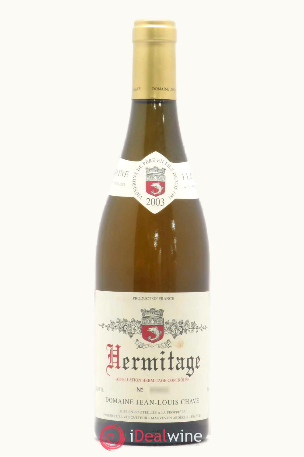 Domaine Jean-Louis Chave Domaine Jean-Louis Chave Hermitage Blanc, 2003