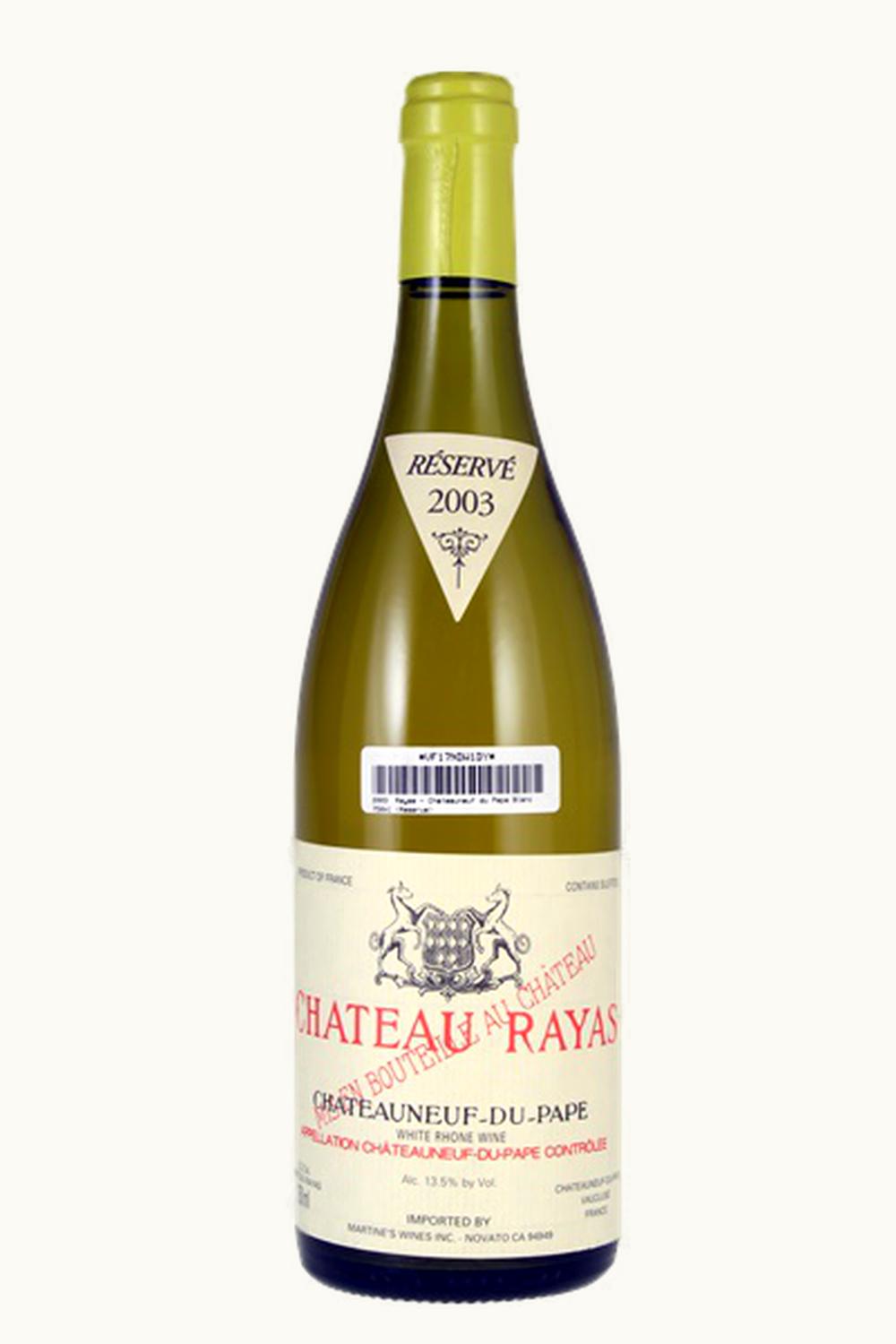 Rayas Rayas Châteauneuf-du-Pape Réserve Blanc, 2003