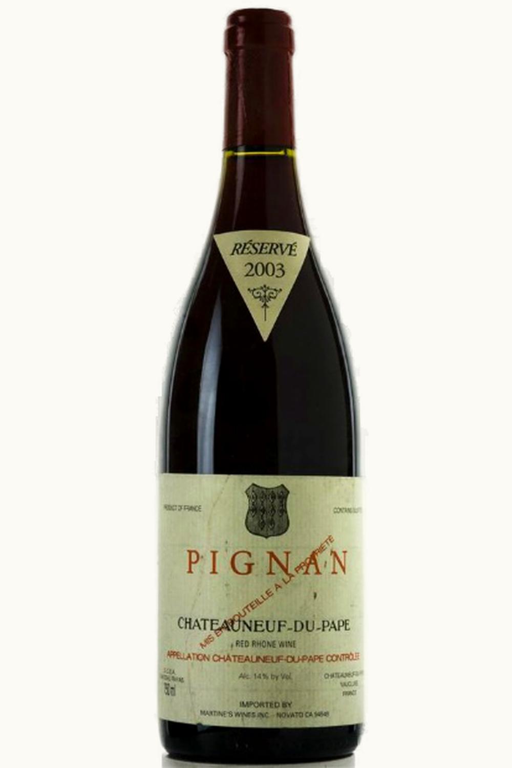 Rayas Rayas Châteauneuf-du-Pape Pignan Réserve, 2003