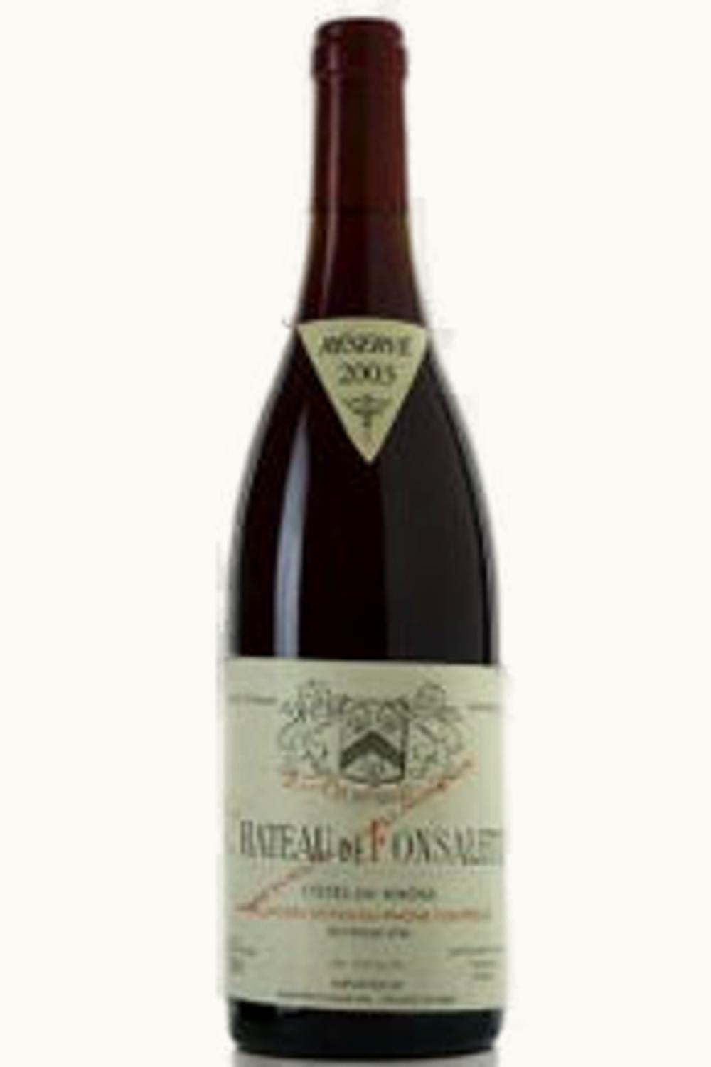 Domaine de Fonsalette Domaine de Fonsalette Côte du Rhône Réserve, 2003