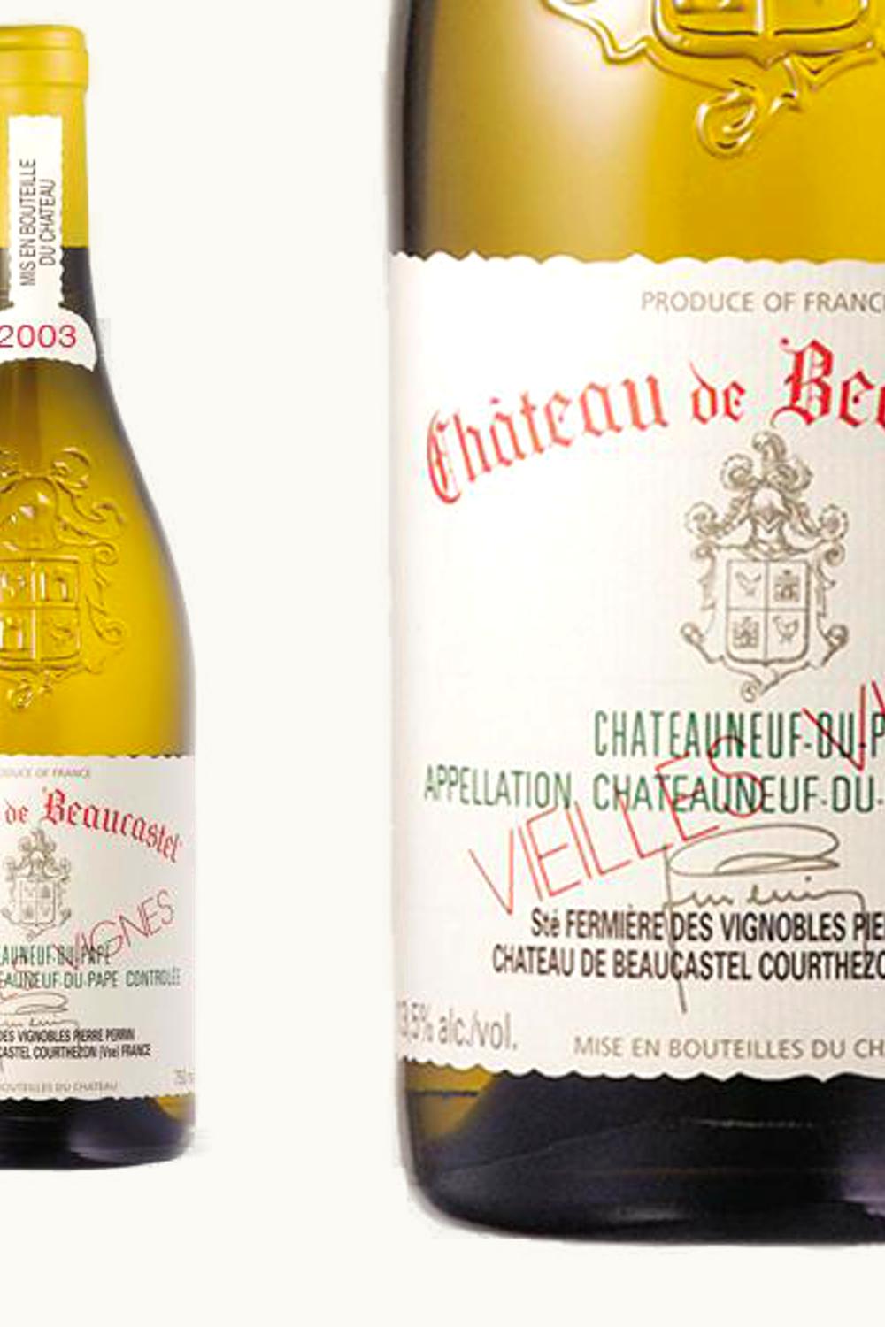 Château de Beaucastel Château de Beaucastel Châteauneuf-du-Pape Blanc, 2003 UZ0693380