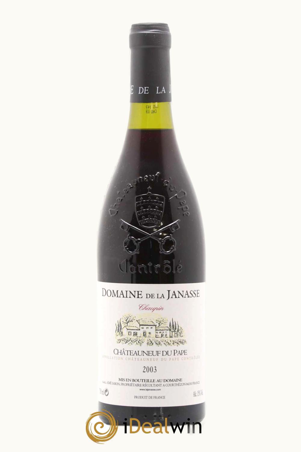Domaine de la Janasse Domaine de la Janasse Châteauneuf-du-Pape Cuvée Chaupin, 2003