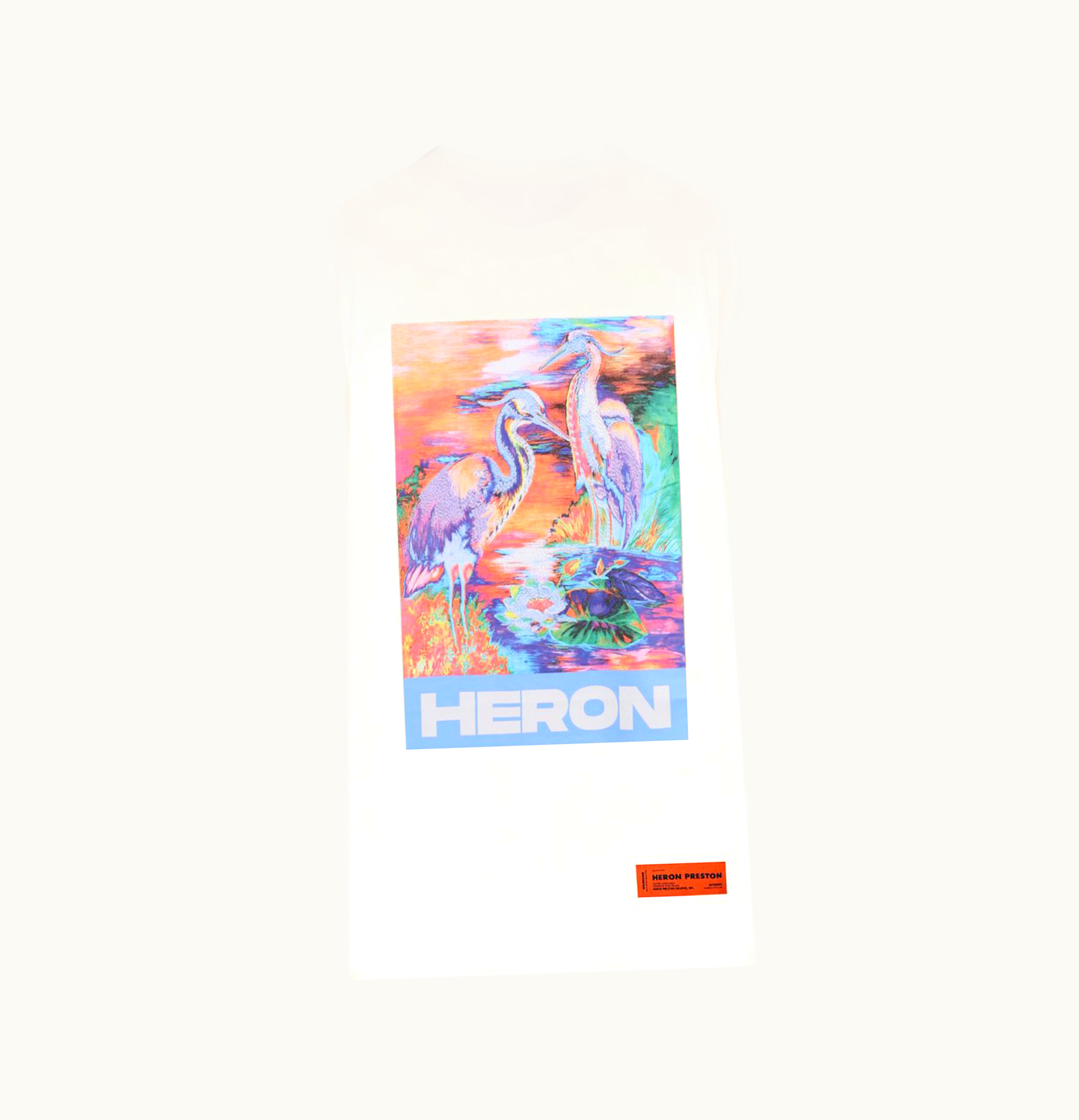 Heron Preston Heron Preston Print Oversized T Shirt White