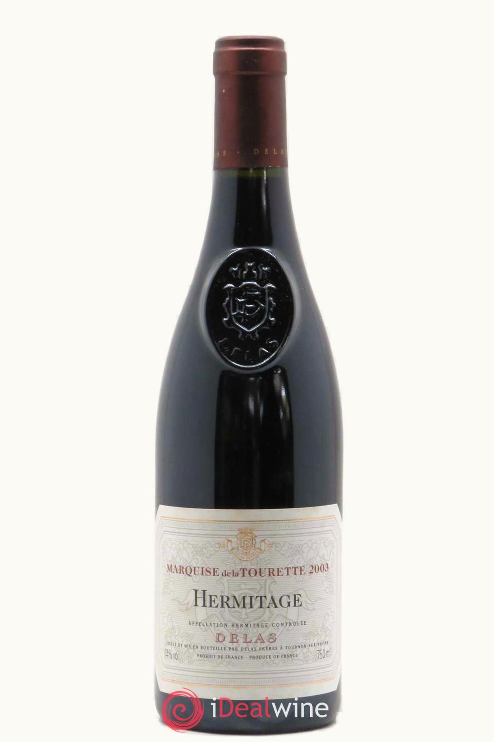 Delas Frères Delas Frères Hermitage Domaine de Tourette, 2003