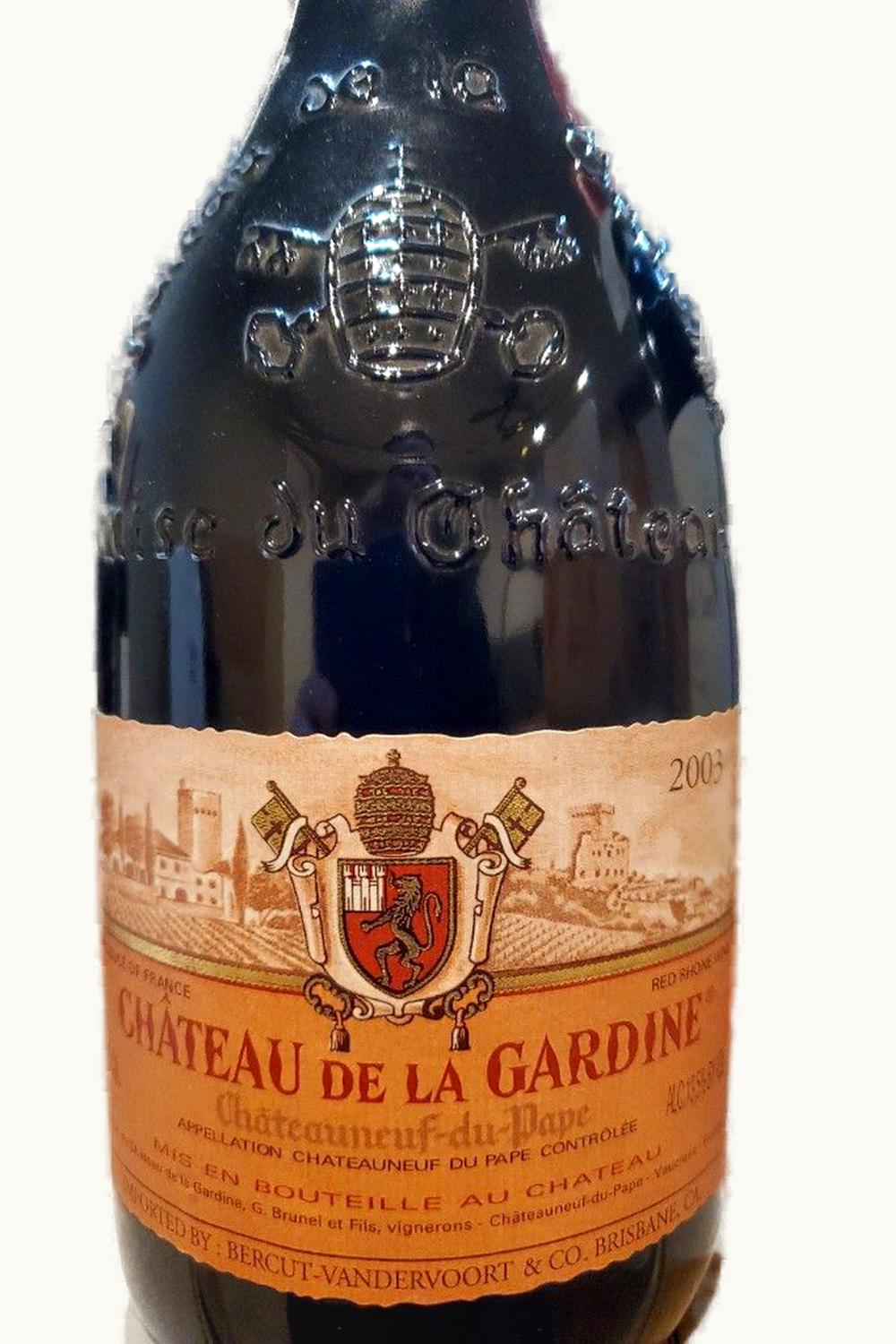 Domaine de la Gardine Domaine de la Gardine Châteauneuf-du-Pape, 2003