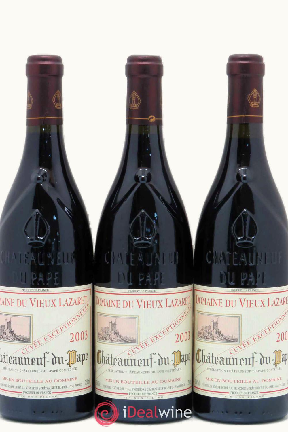 Domaine du Vieux Lazaret Domaine du Vieux Lazaret Châteauneuf-du-Pape, 2003