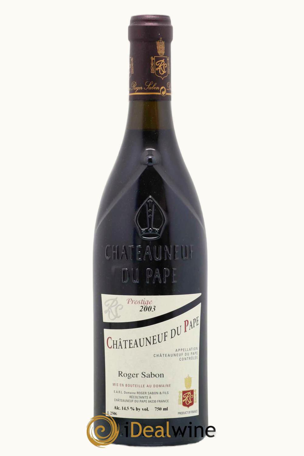 Roger Sabon Roger Sabon Châteauneuf-du-Pape Cuvée Prestige, 2003