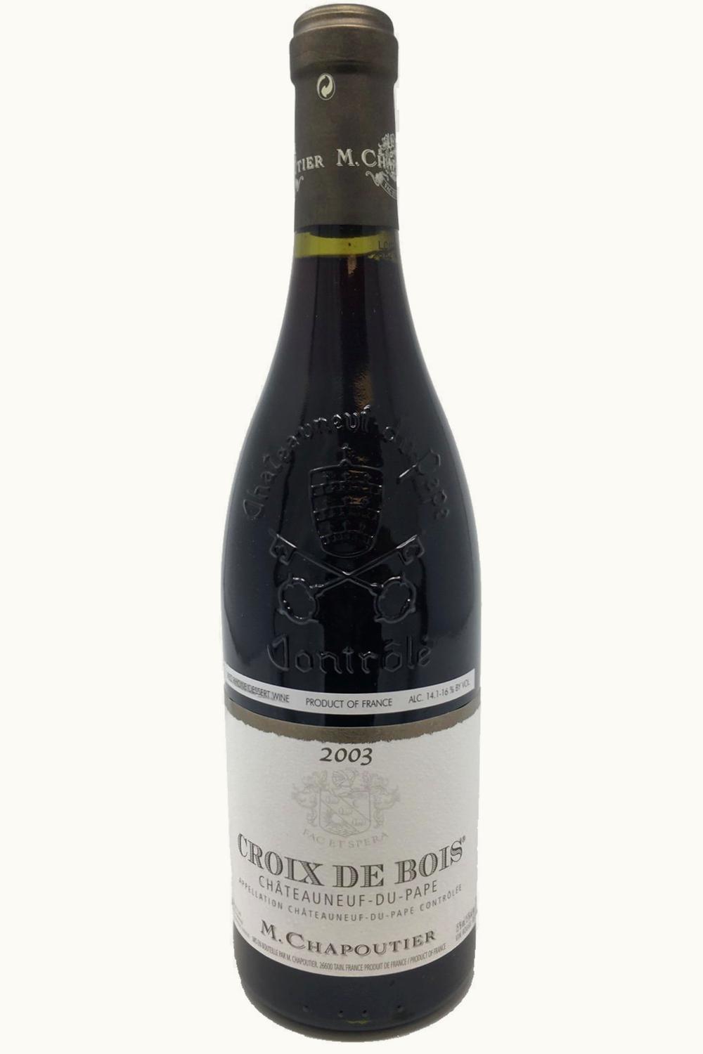 M. Chapoutier M. Chapoutier Châteauneuf-du-Pape Croix de Bois Rouge, 2003