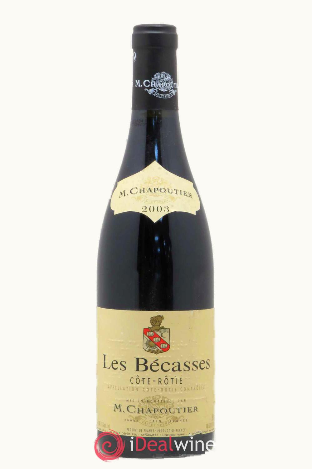 M. Chapoutier M. Chapoutier Côte-Rôtie Les Bécasses, 2003