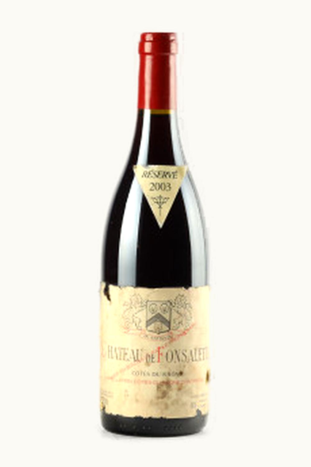 Domaine de Fonsalette Domaine de Fonsalette Côte du Rhône Réserve Blanc, 2003